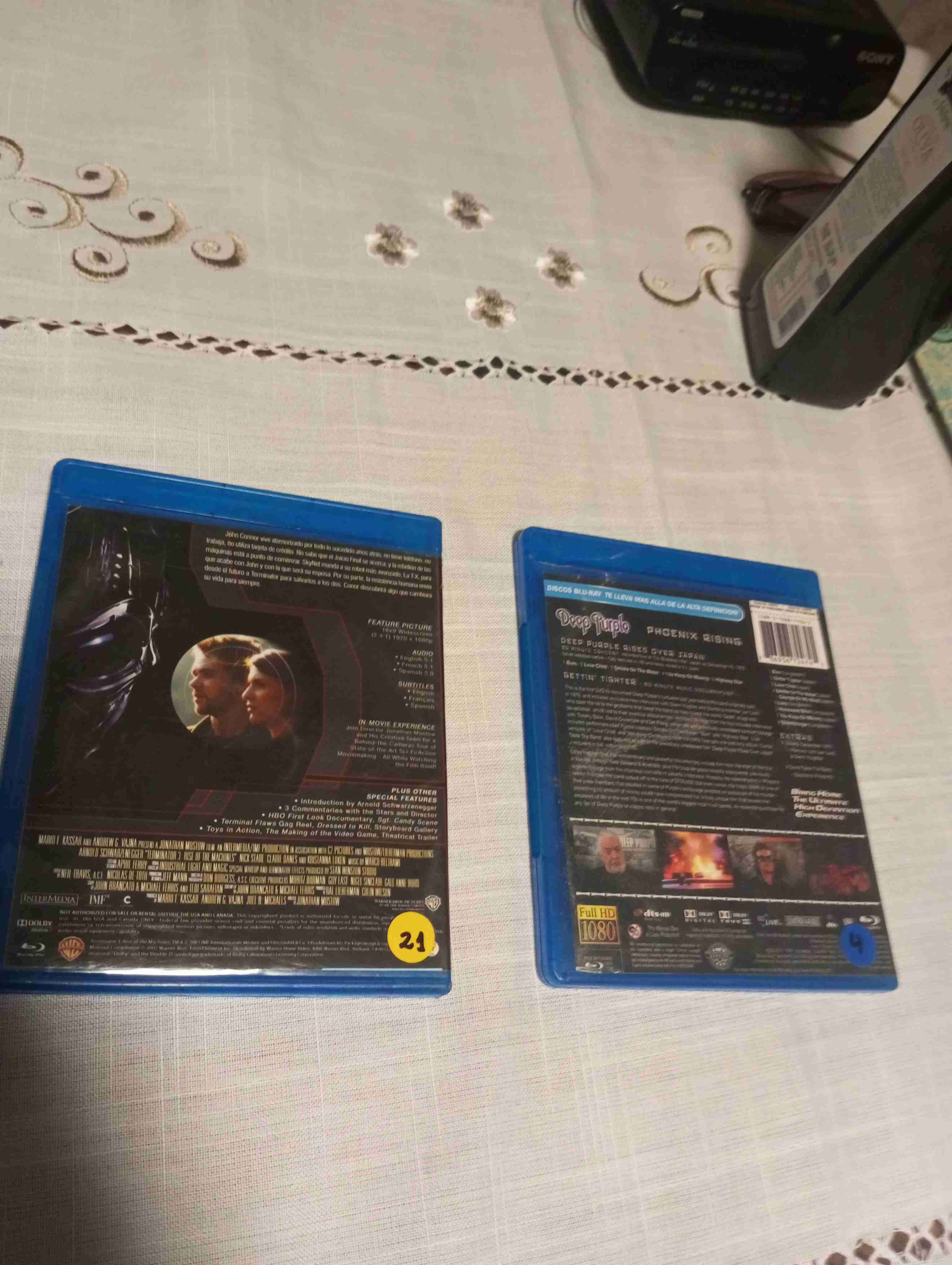 Pack Blu-ray Impecables:Terminator 3 + Deep Purple - miniatura 2