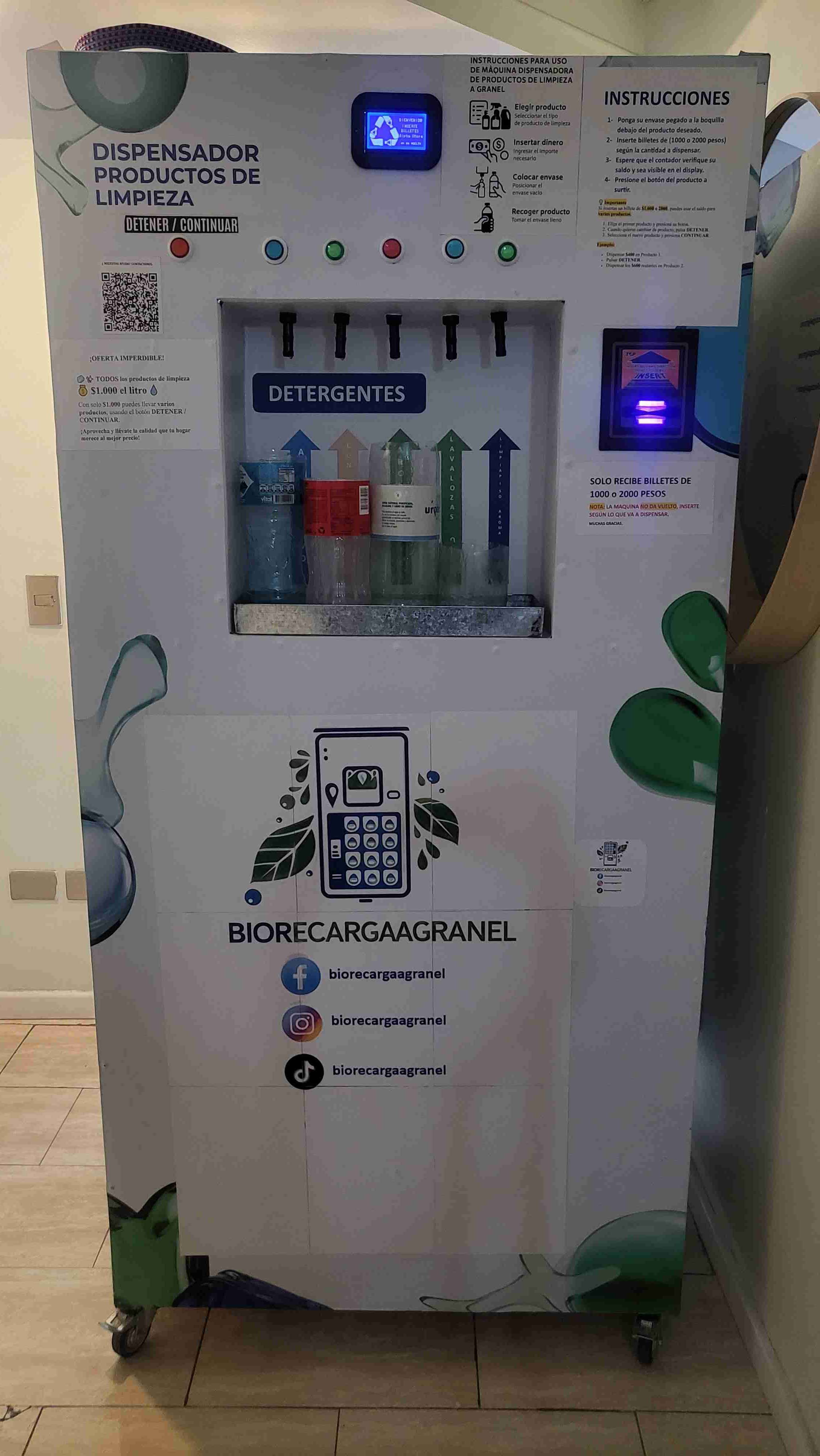 Dispensador de productos de limpieza agranel - miniatura 3