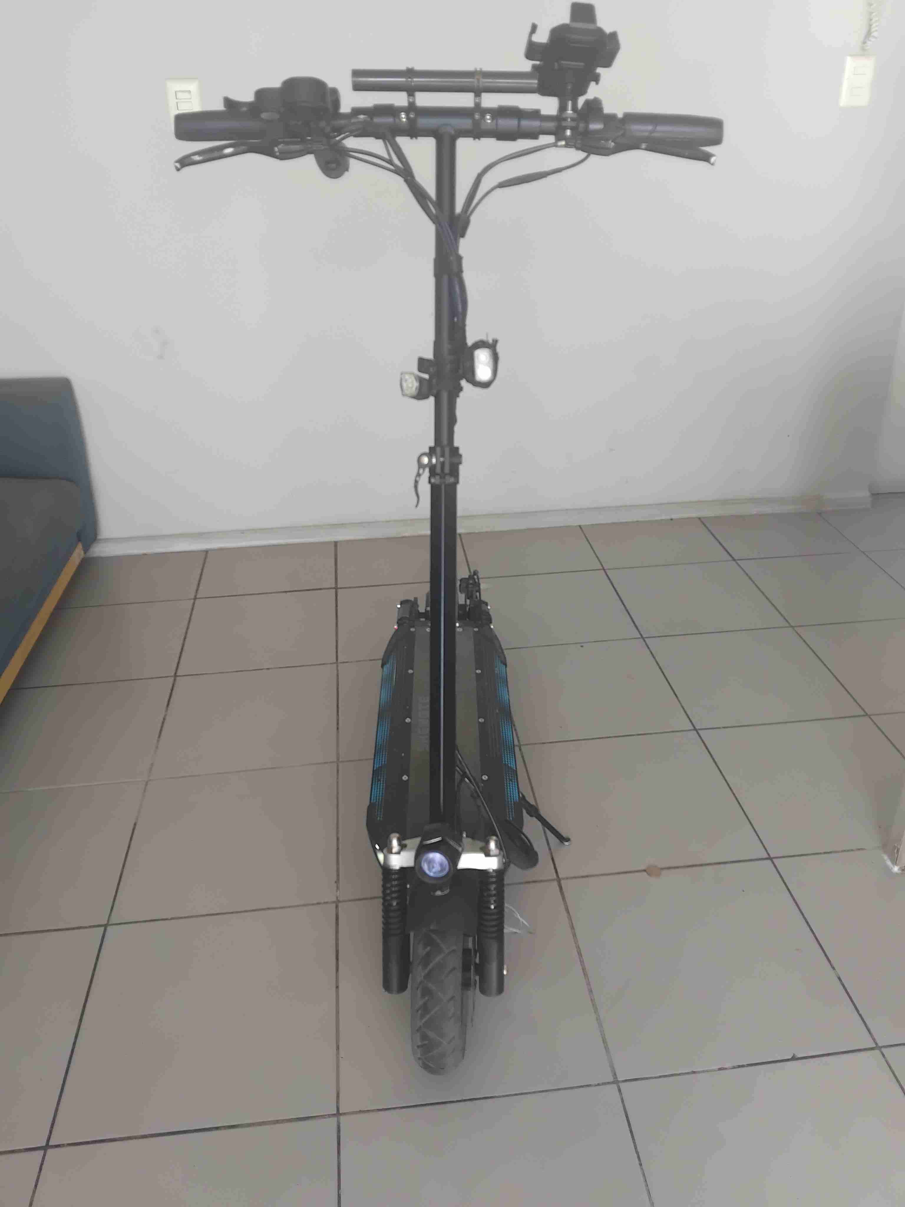 Scooter eléctrico Shengte negro - miniatura 3