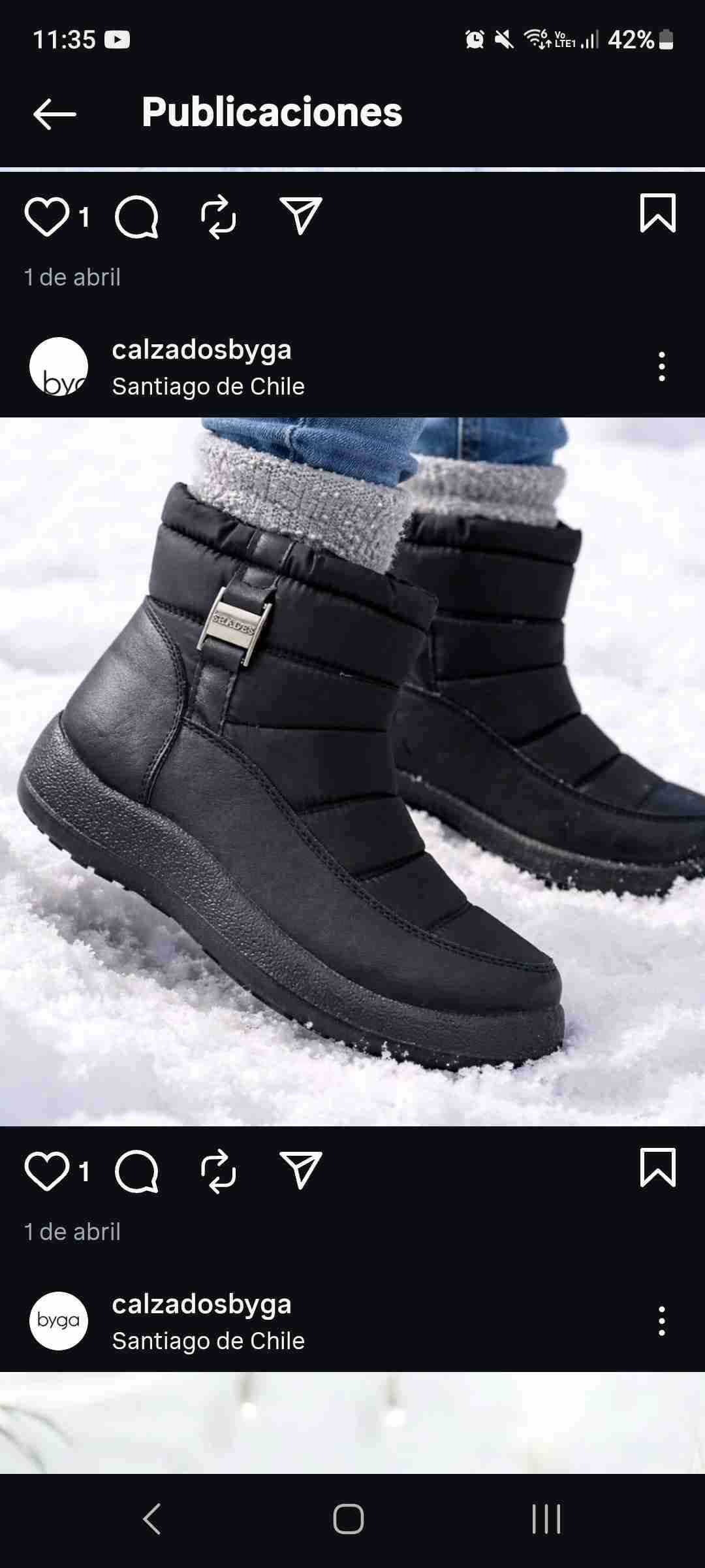 Botas impermeables negras