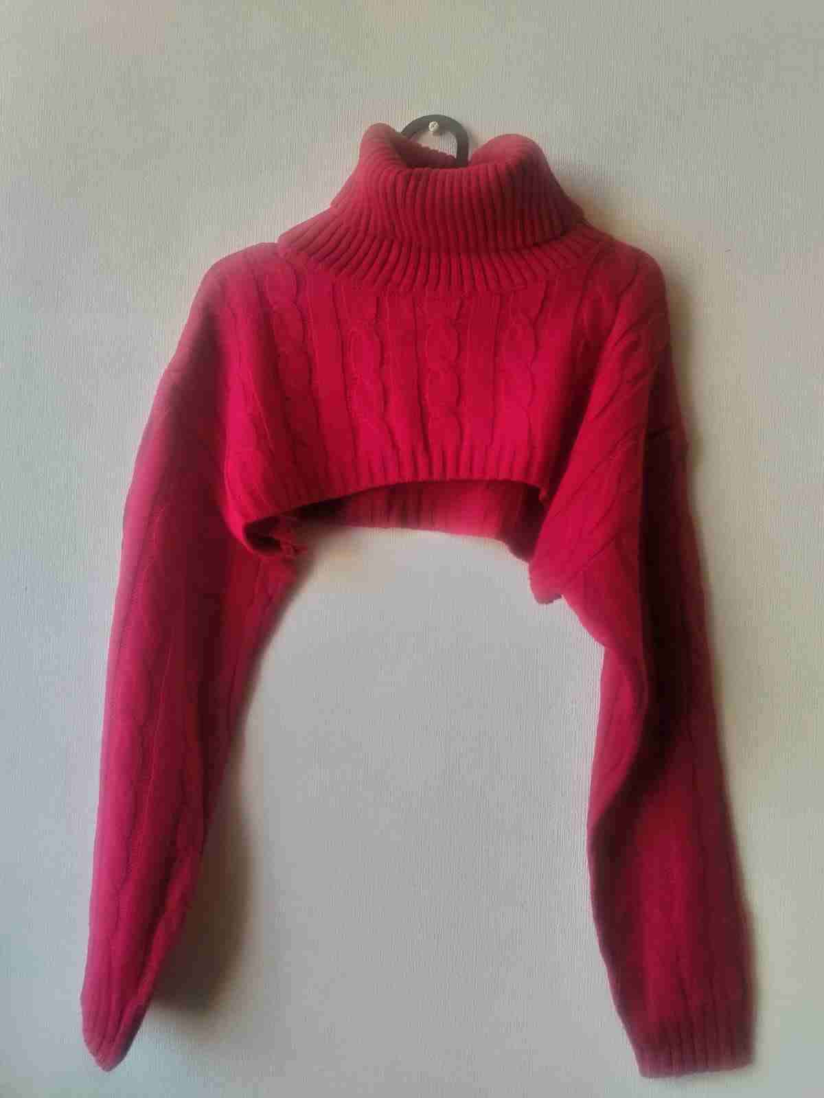 Sweater corto rojo