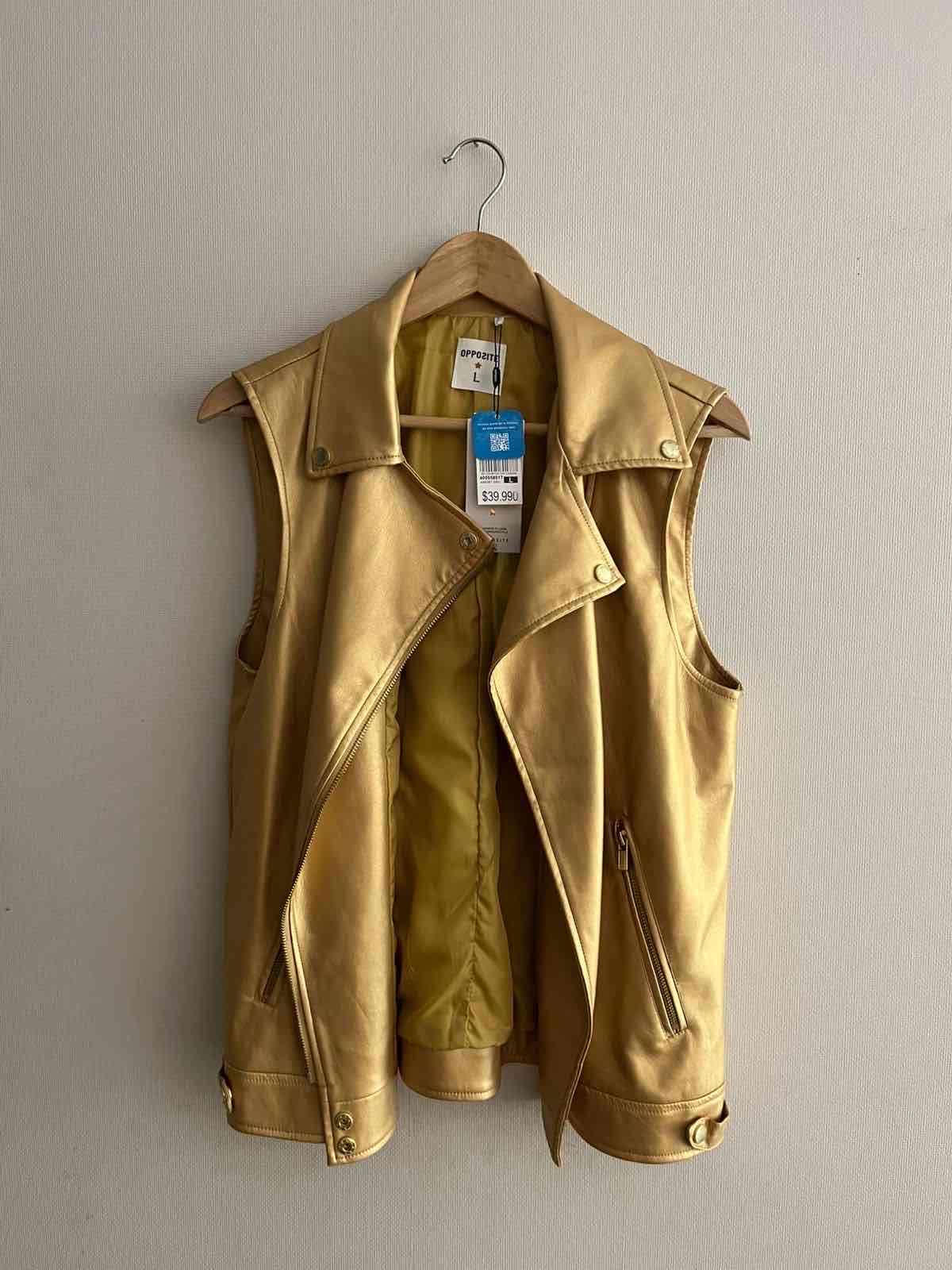 Chaqueta Biker de cuerina - miniatura 1