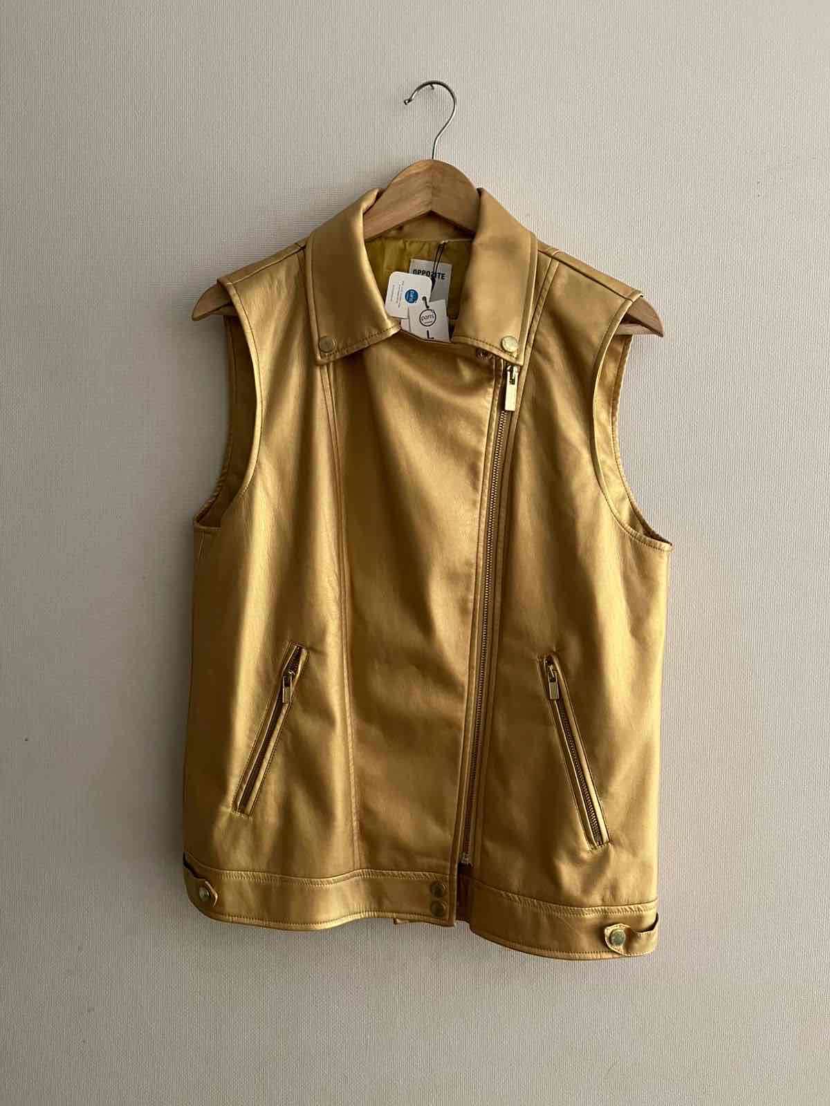 Chaqueta Biker de cuerina - miniatura 3