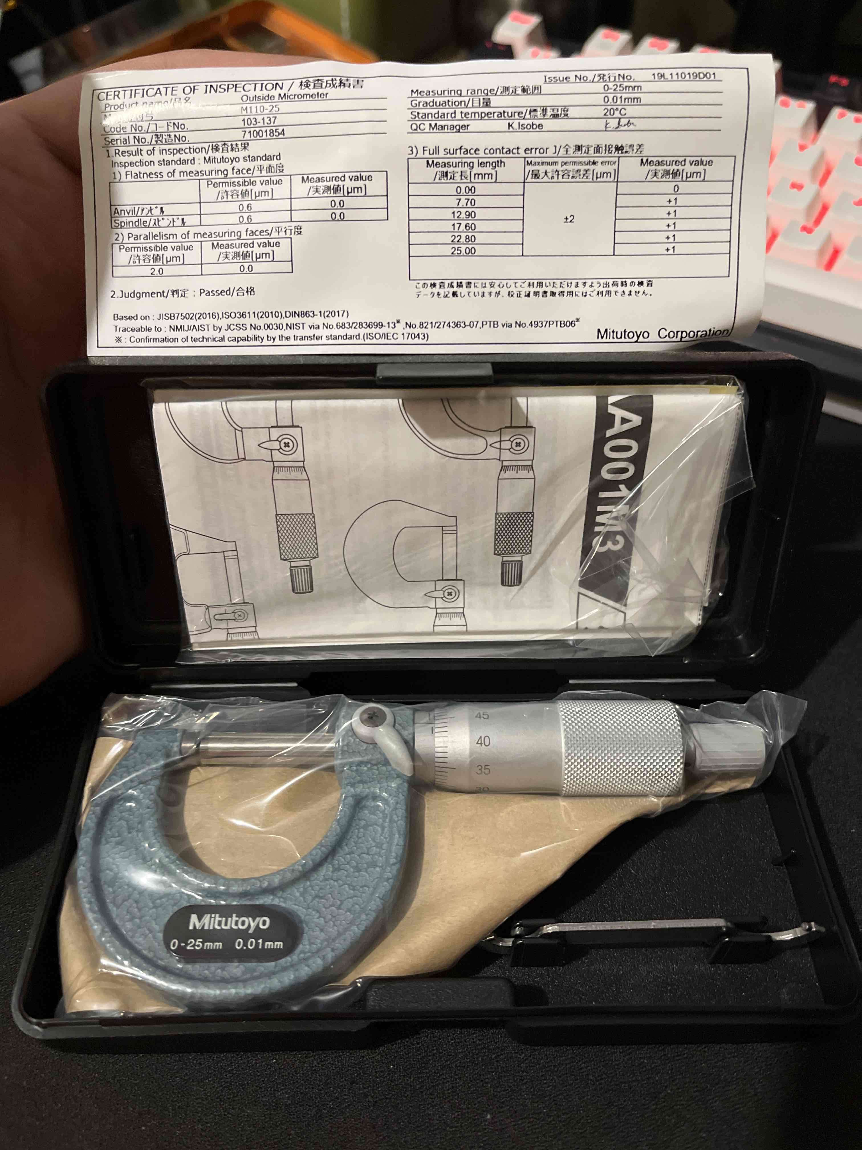 Micrómetro Mitutoyo nuevo - miniatura 2