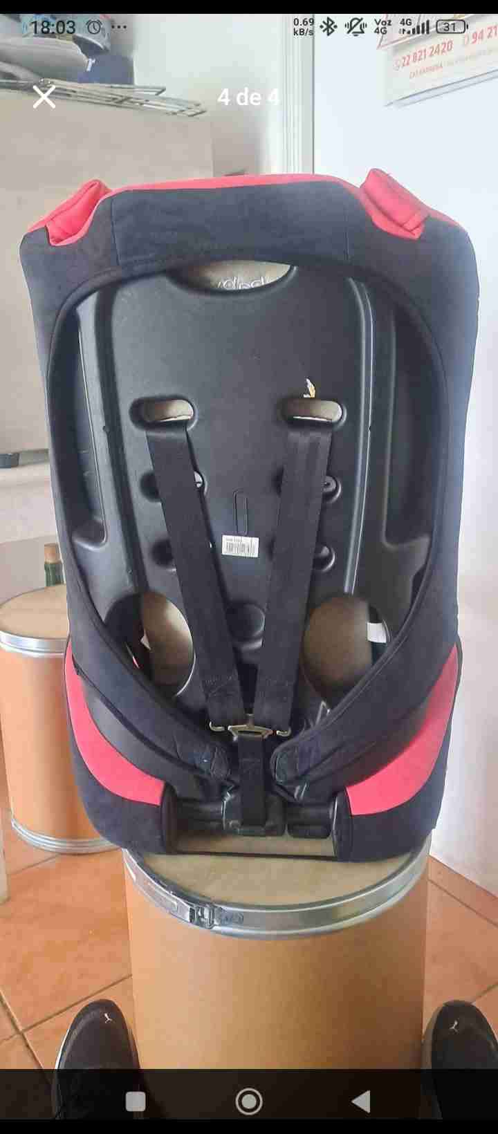 Silla de auto para niña marca baby way - miniatura 3