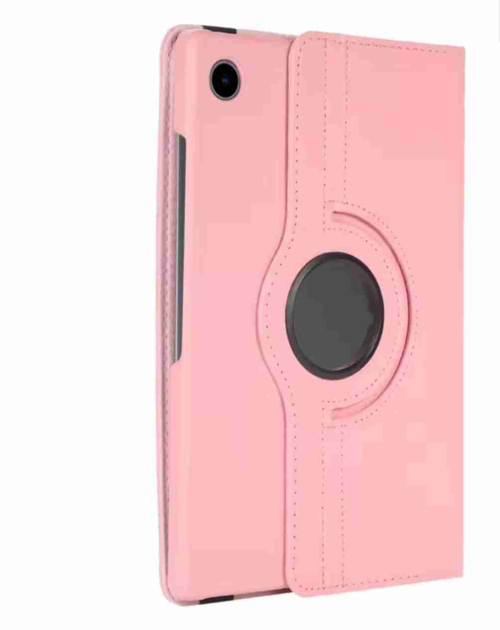 Funda giratoria para tablet rosa - miniatura 1