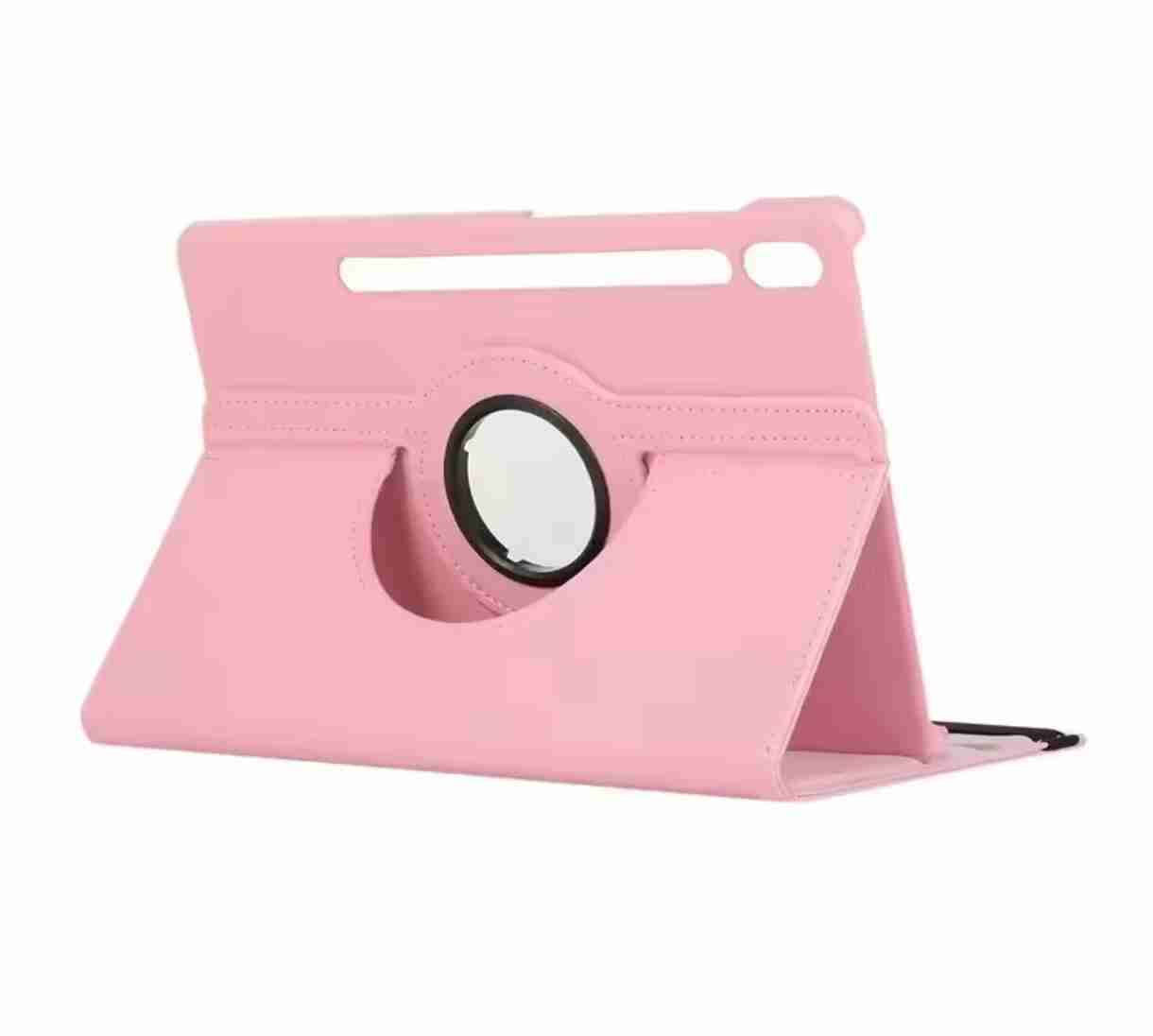 Funda giratoria para tablet rosa - miniatura 2