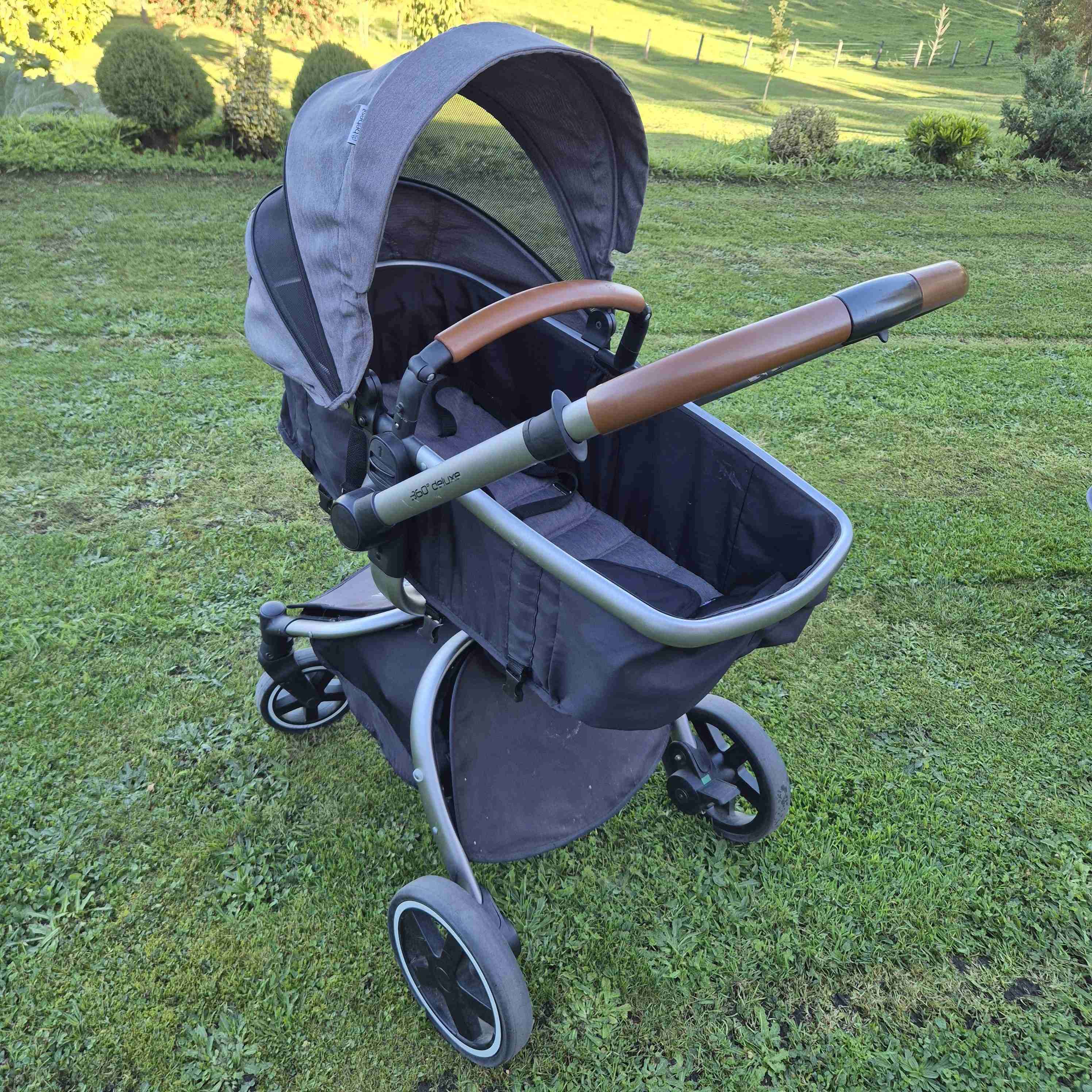 Coche bebesit 360 mas silla de auto para bebé gris - miniatura 6