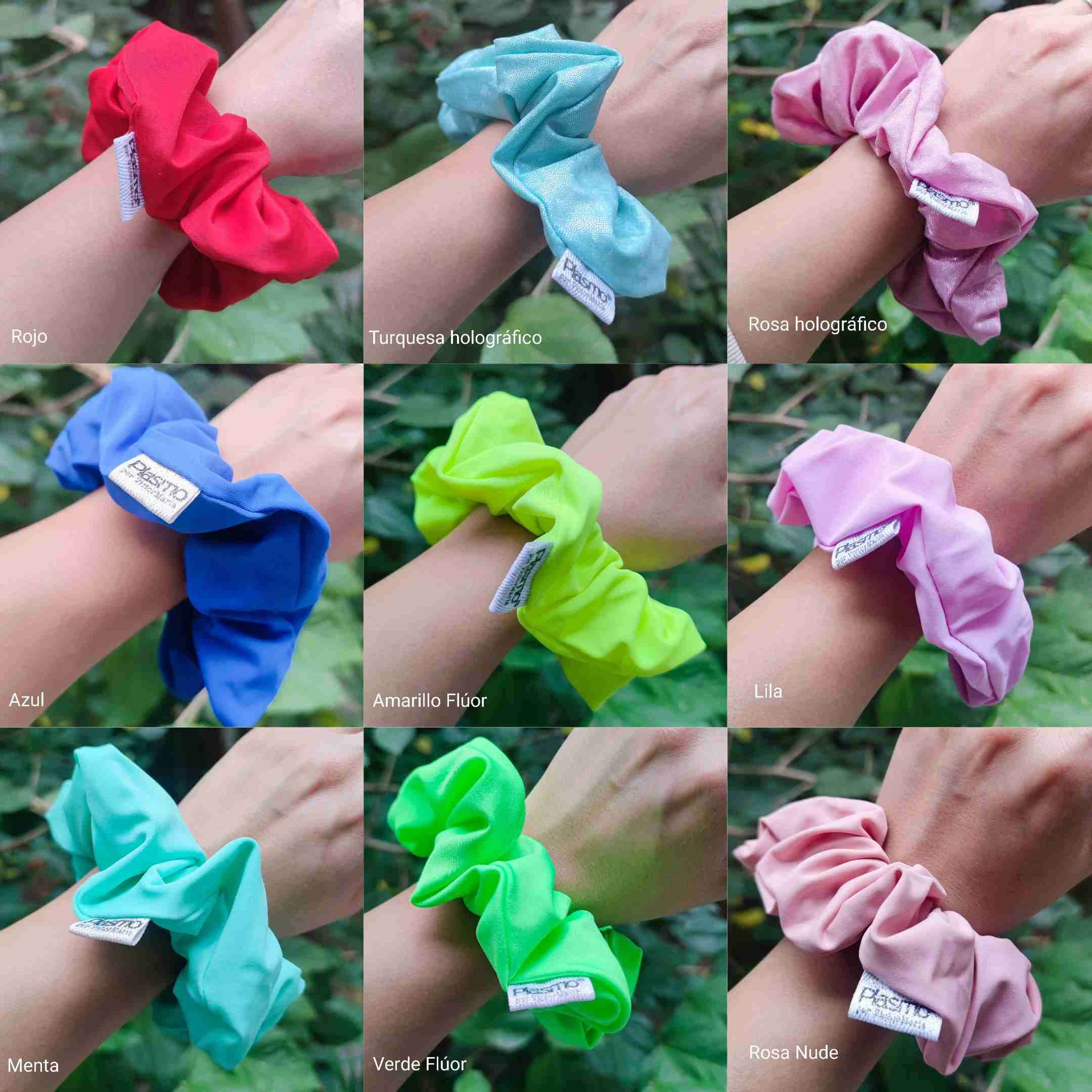Scrunchies de tela