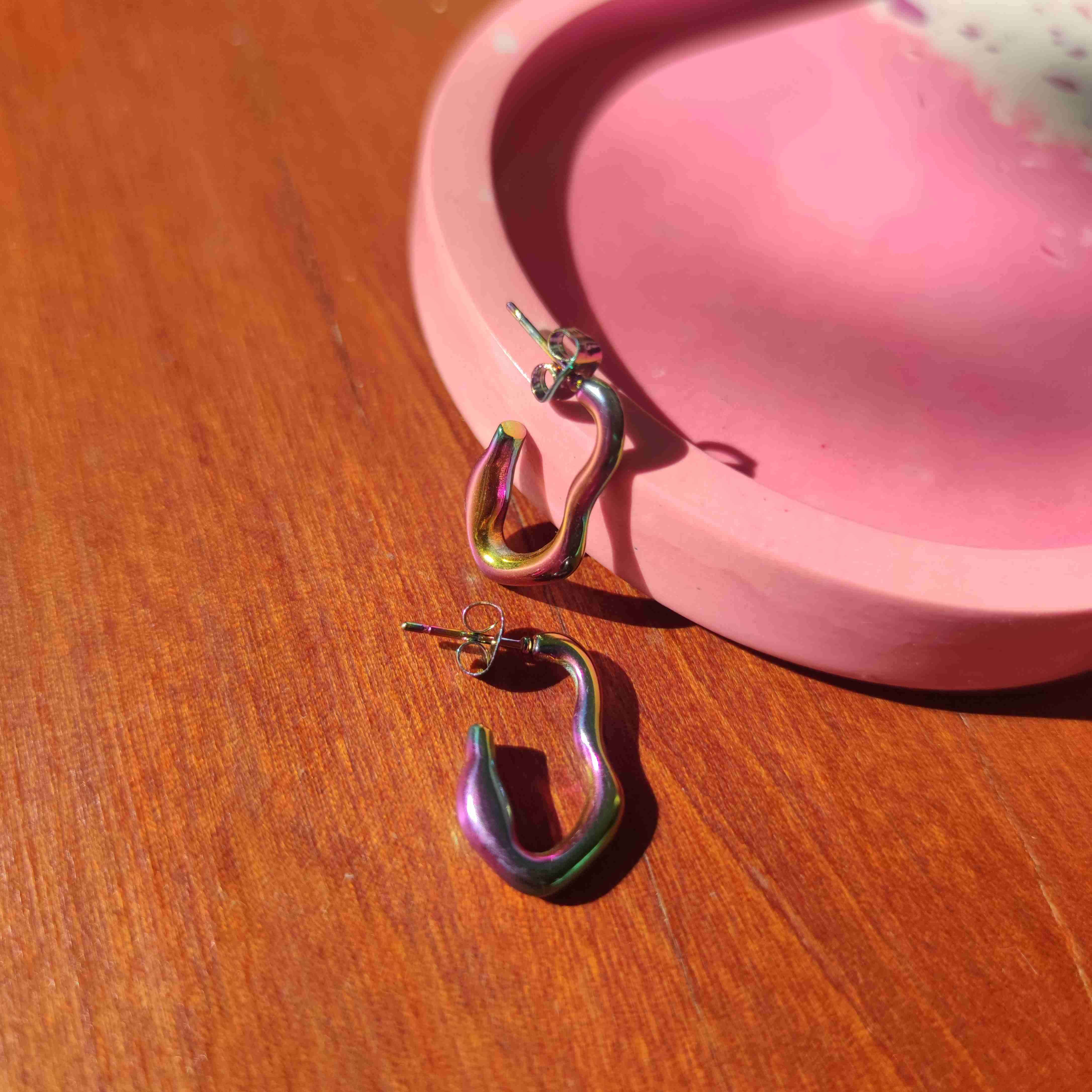 Aros iridiscentes modernos - miniatura 2