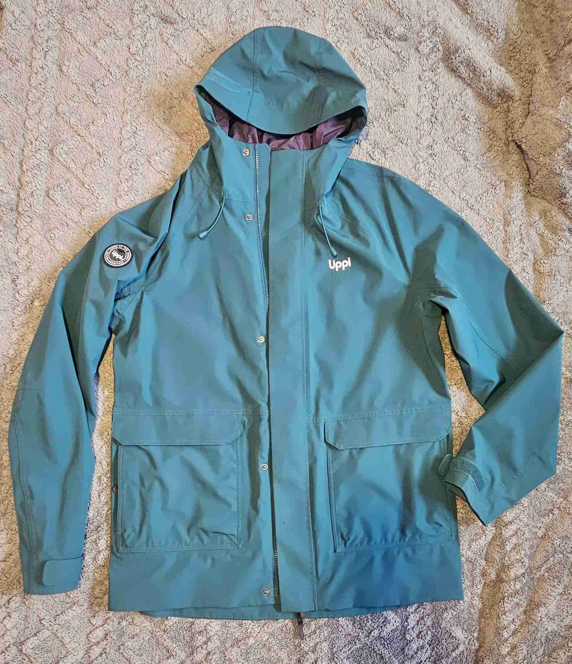 Chaqueta impermeable verde Lippi M - miniatura 1