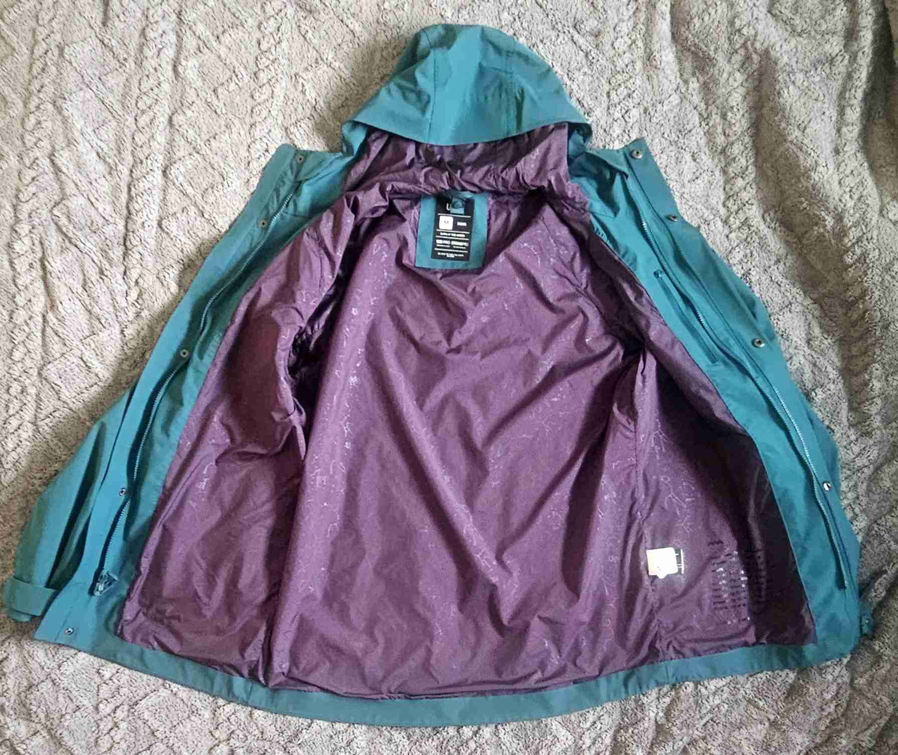 Chaqueta impermeable verde Lippi M - miniatura 2