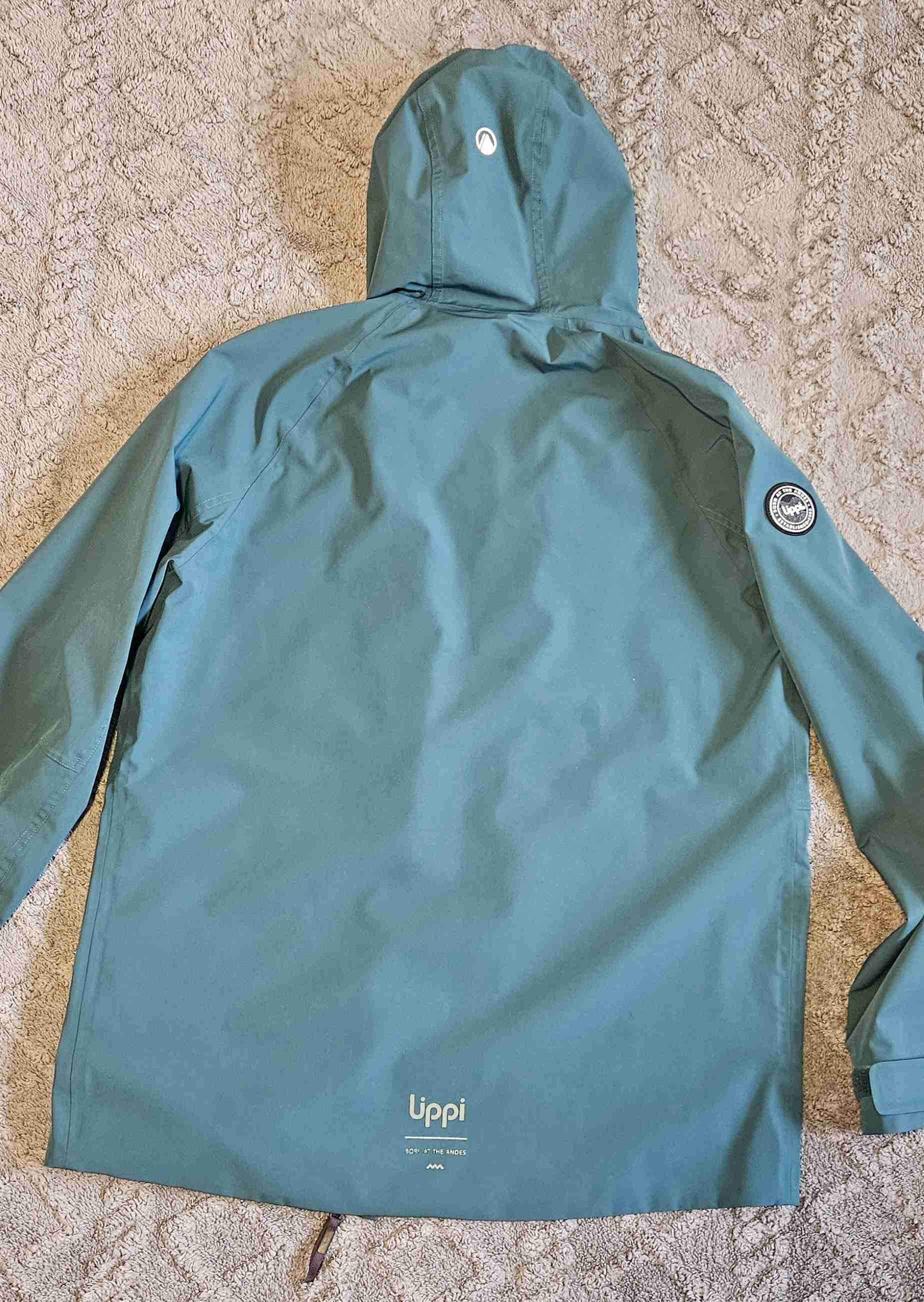 Chaqueta impermeable verde Lippi M - miniatura 4