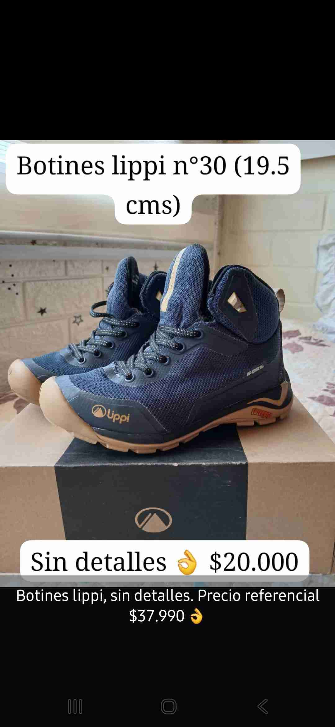 Botines Lippi n°30 azul - miniatura 1