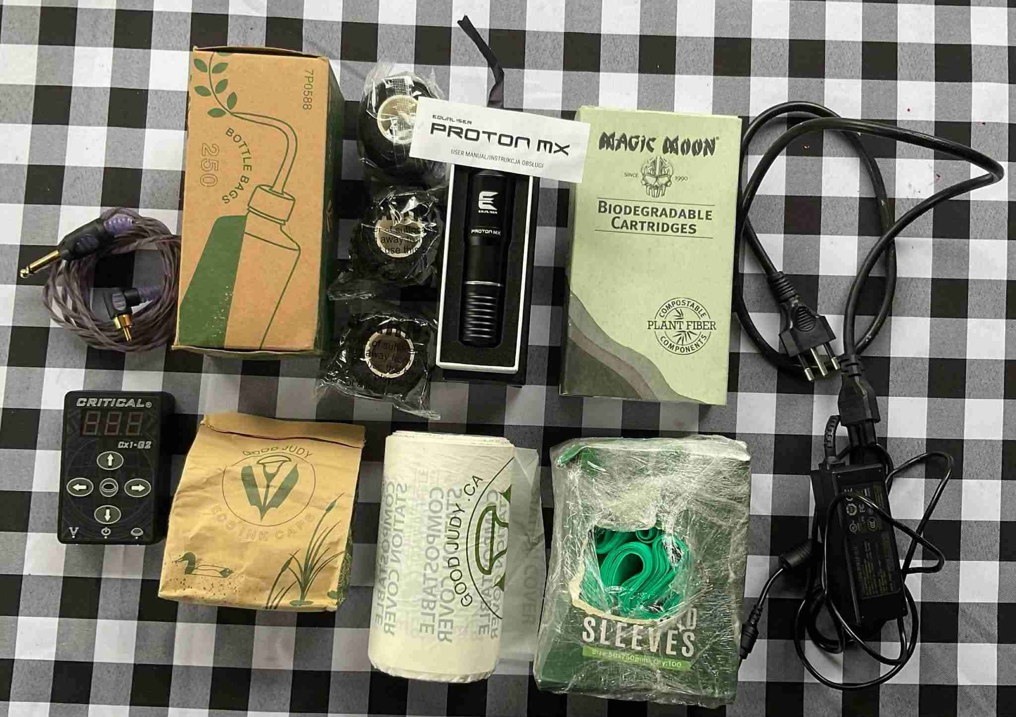 Equipo completo para tatuajes