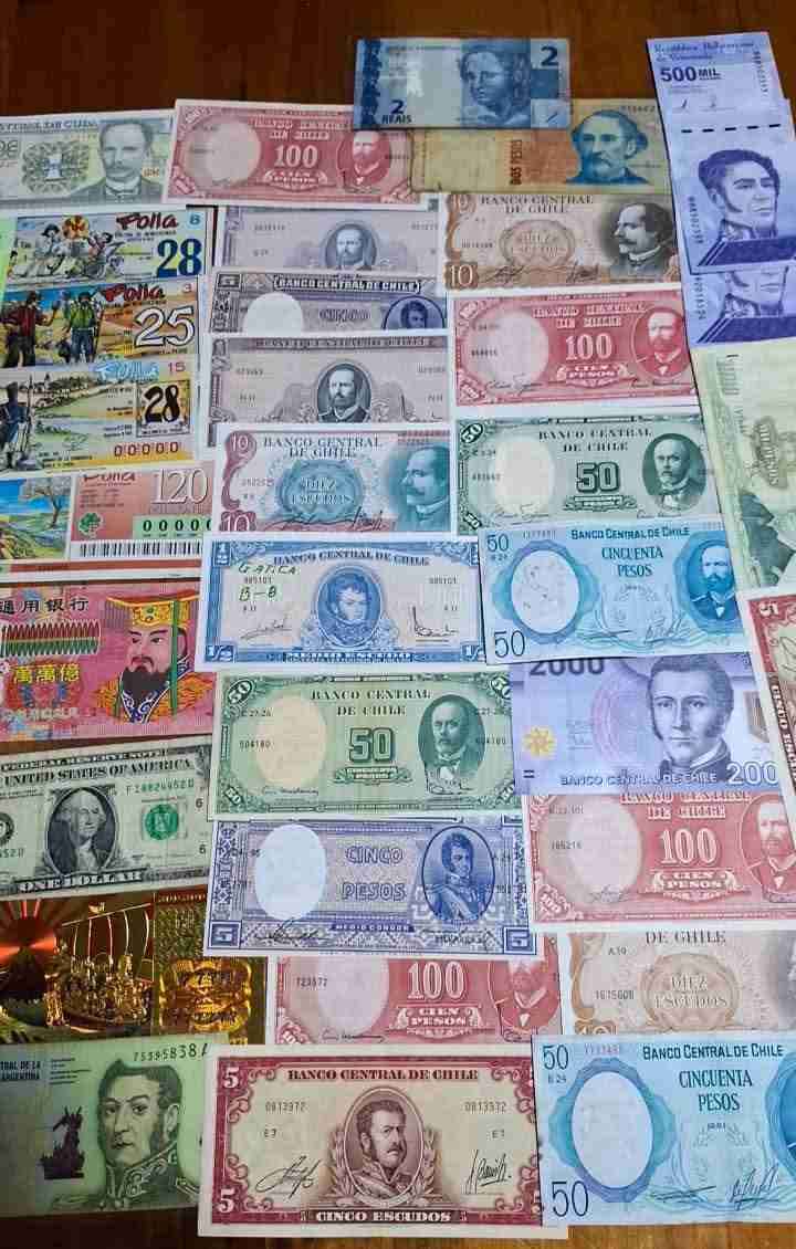 Colección billetes antiguos Chile - miniatura 1