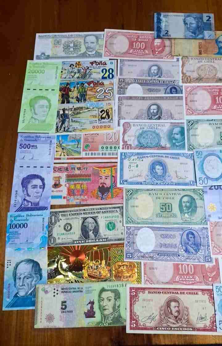 Colección billetes antiguos Chile - miniatura 2