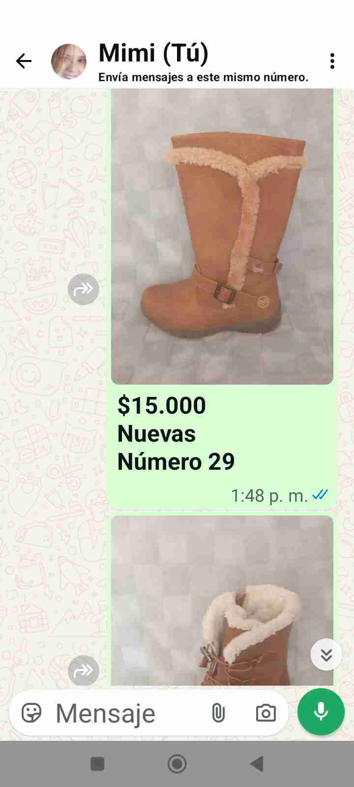 Botas marrones con forro