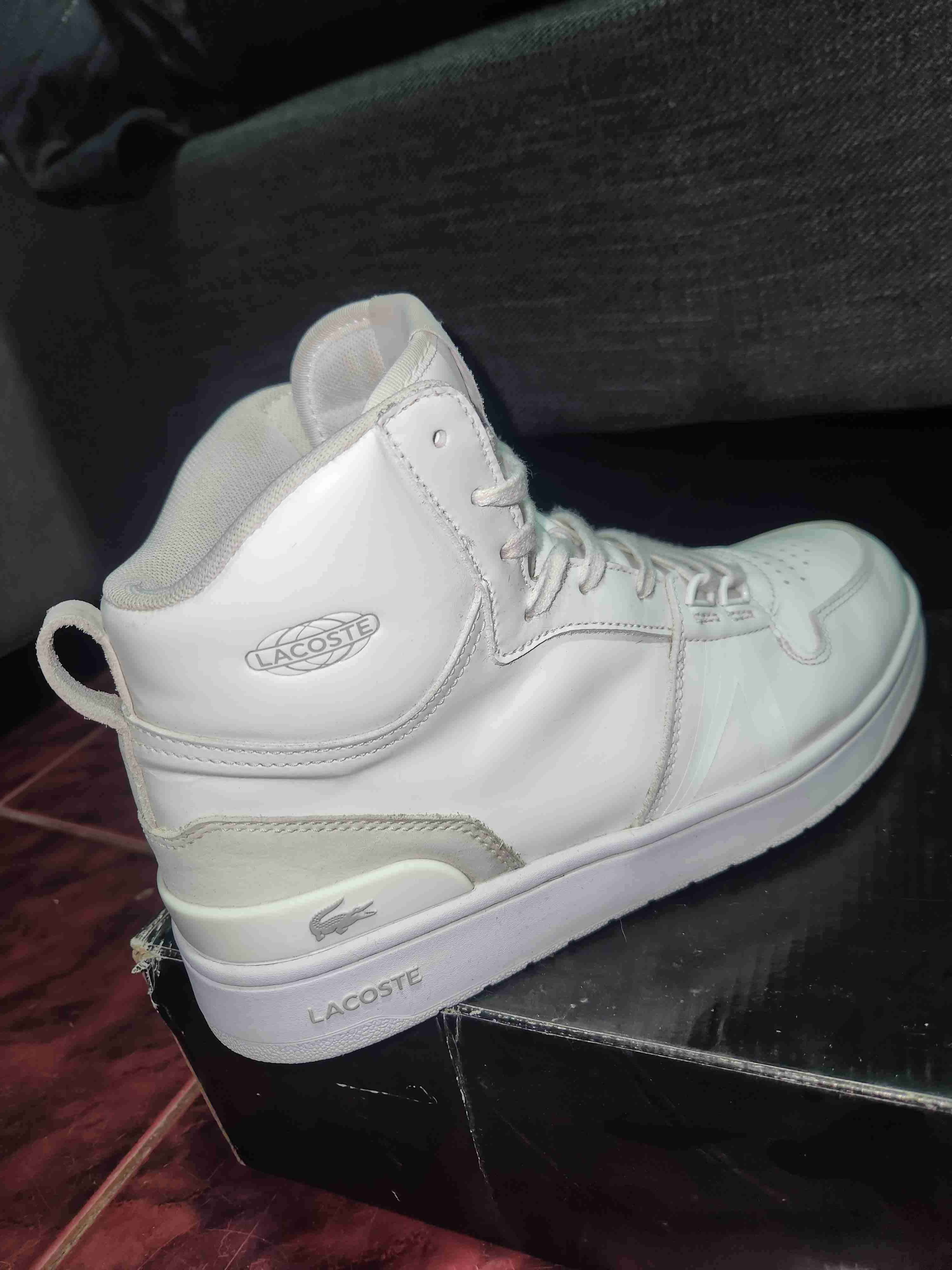 Zapatillas blancas Lacoste altas - miniatura 1