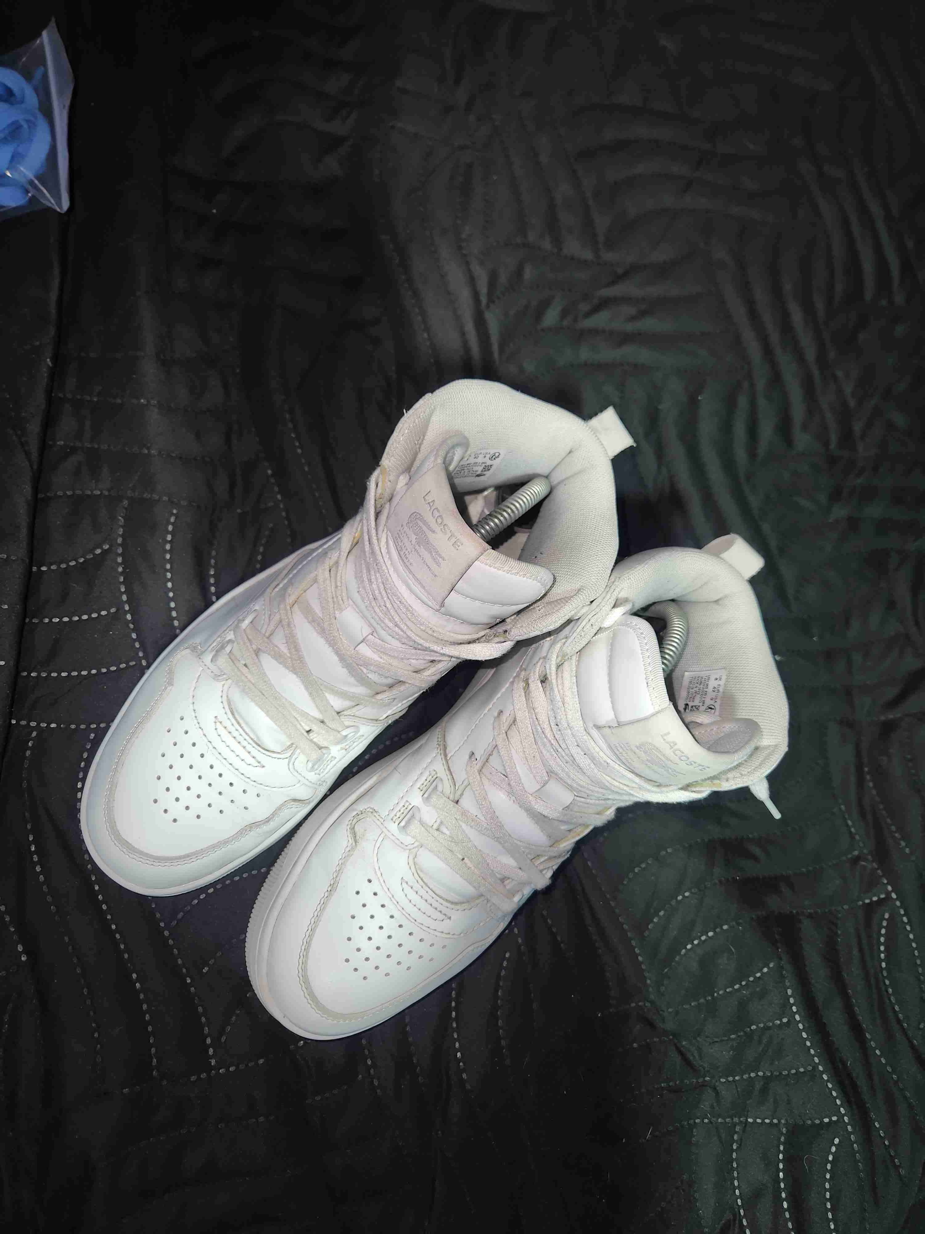 Zapatillas blancas Lacoste altas - miniatura 4