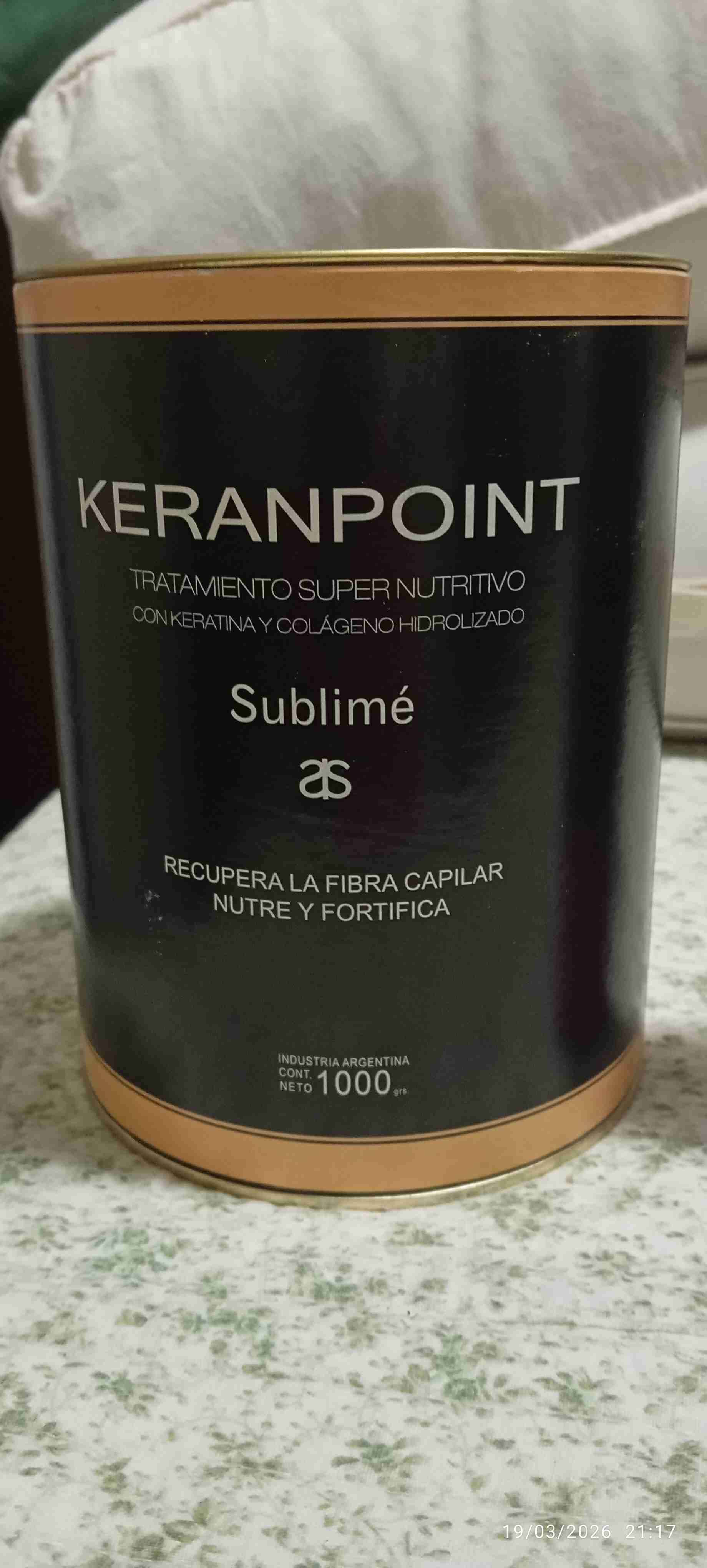 Tratamiento capilar Keranpoint 1000g
