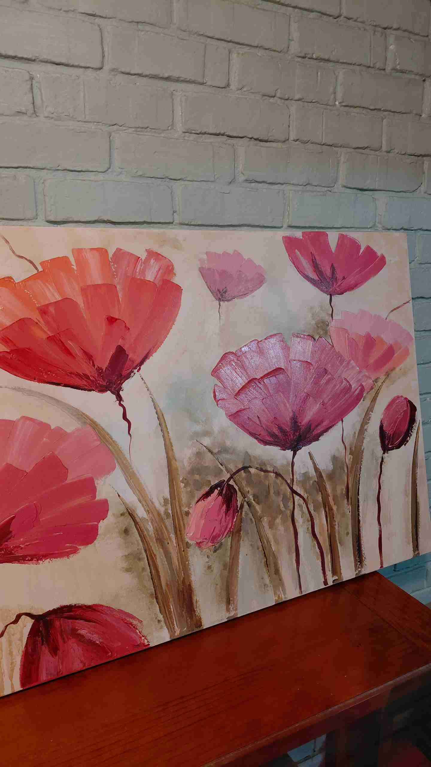 Cuadro de flores rojas - miniatura 1