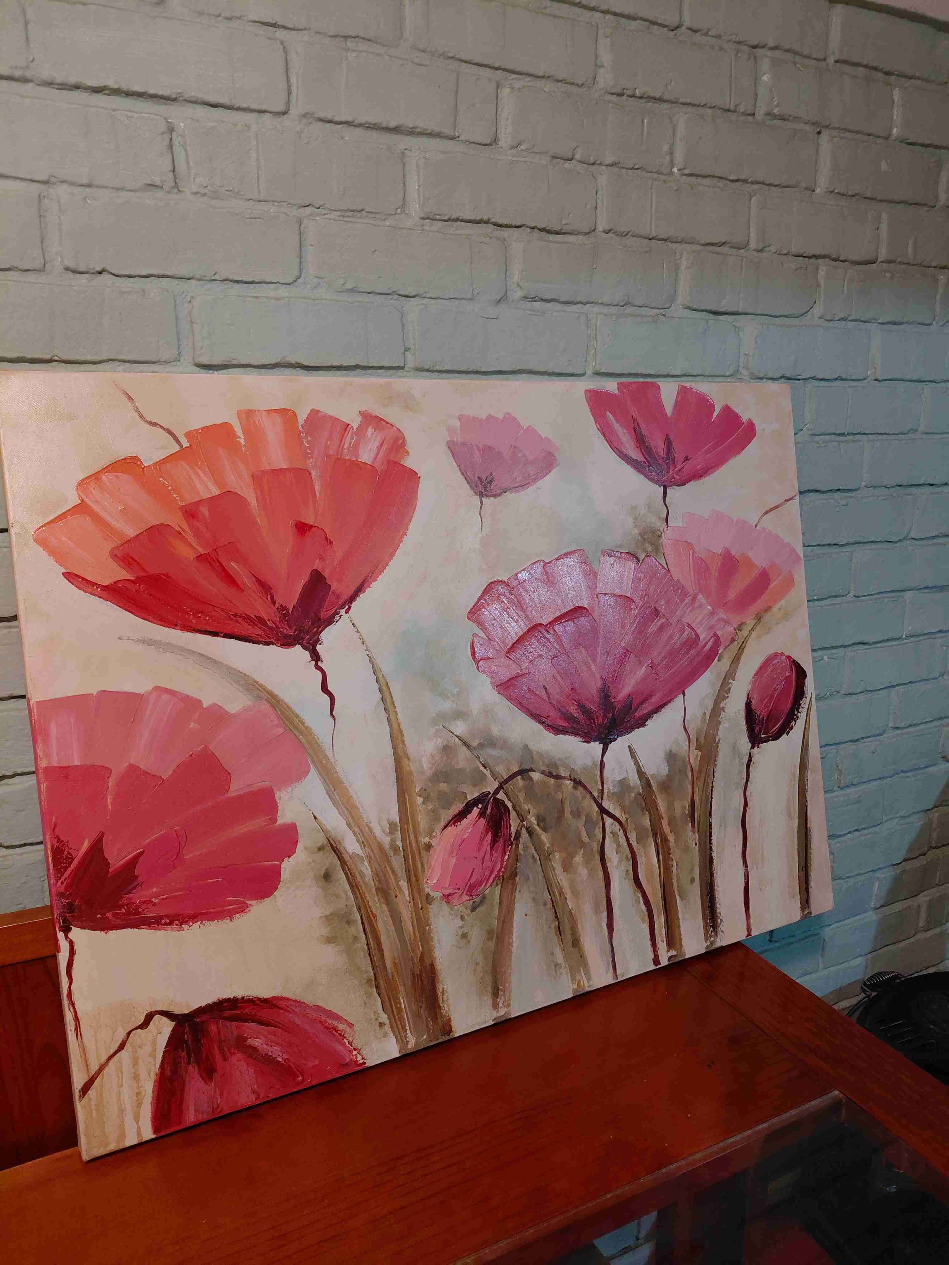 Cuadro de flores rojas - miniatura 2