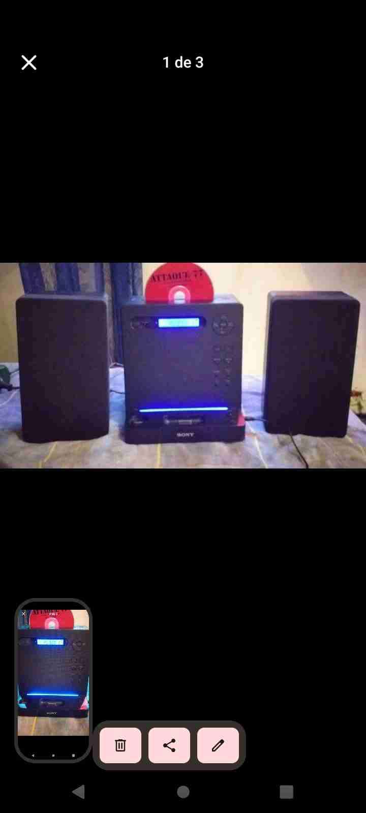 Receptor Sony con CD - miniatura 2