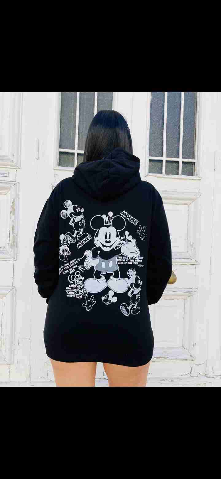 Polerón negro Minnie Mouse - miniatura 2