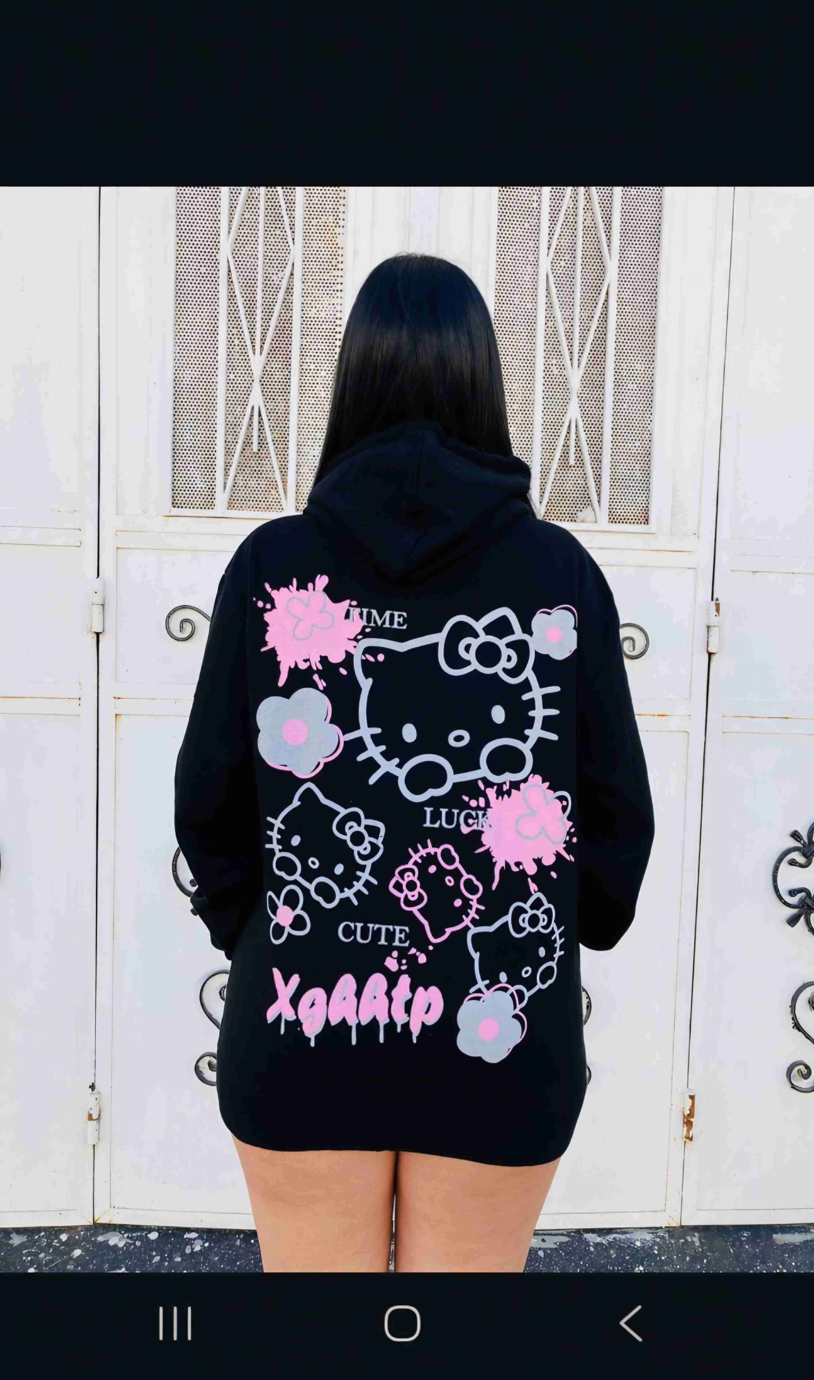 Polerón negro Minnie Mouse - miniatura 3