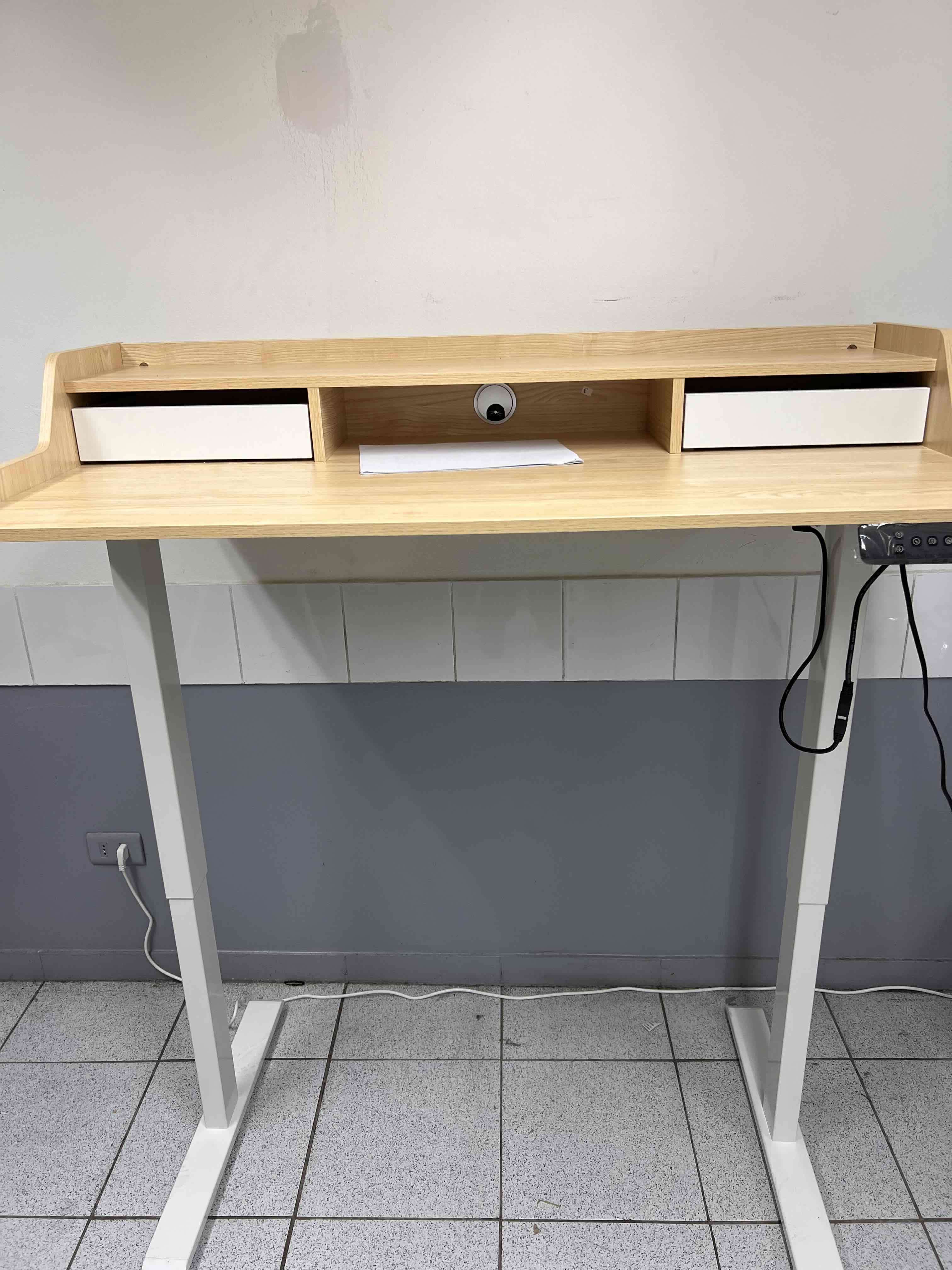 Escritorio ajustable con cajones - miniatura 1