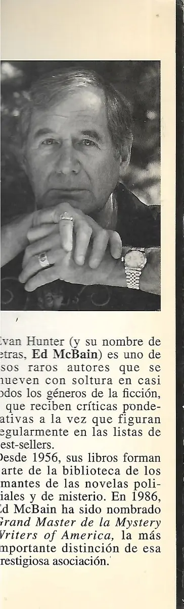 Libro 'Bésame' de Ed McBain - miniatura 3