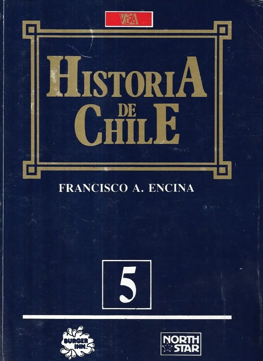 Libro Historia De Chile N° 5 / Francisco A. Encina - miniatura 1