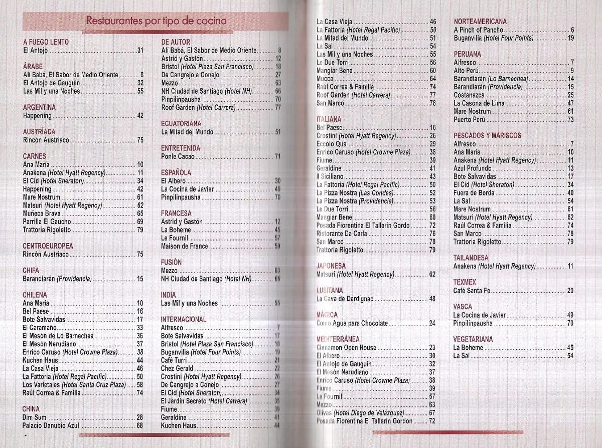 Gourmand Guía Restaurantes Vinos Chile 2003 - 2004 - miniatura 4