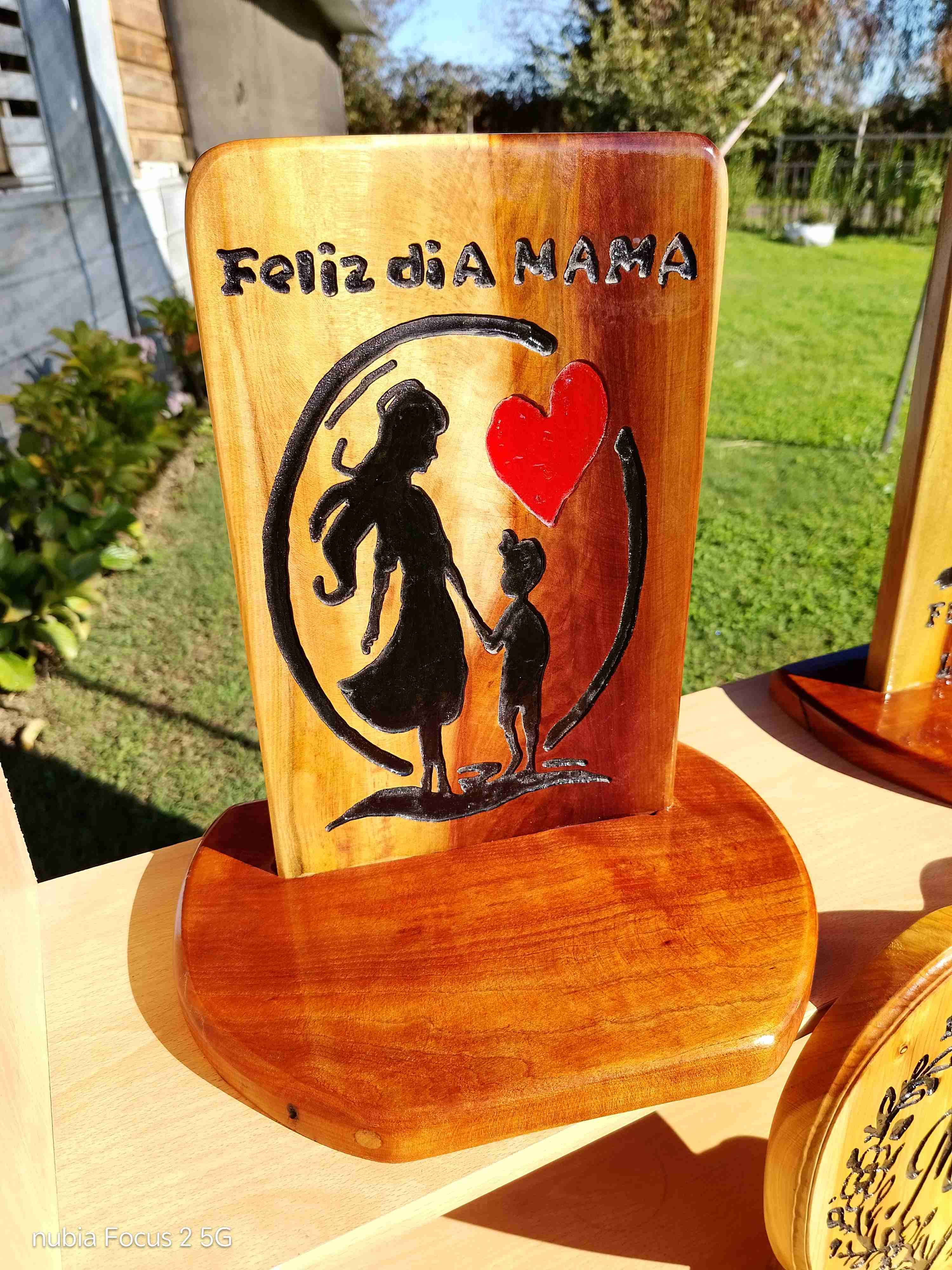 Adornos de madera para mamá - miniatura 2