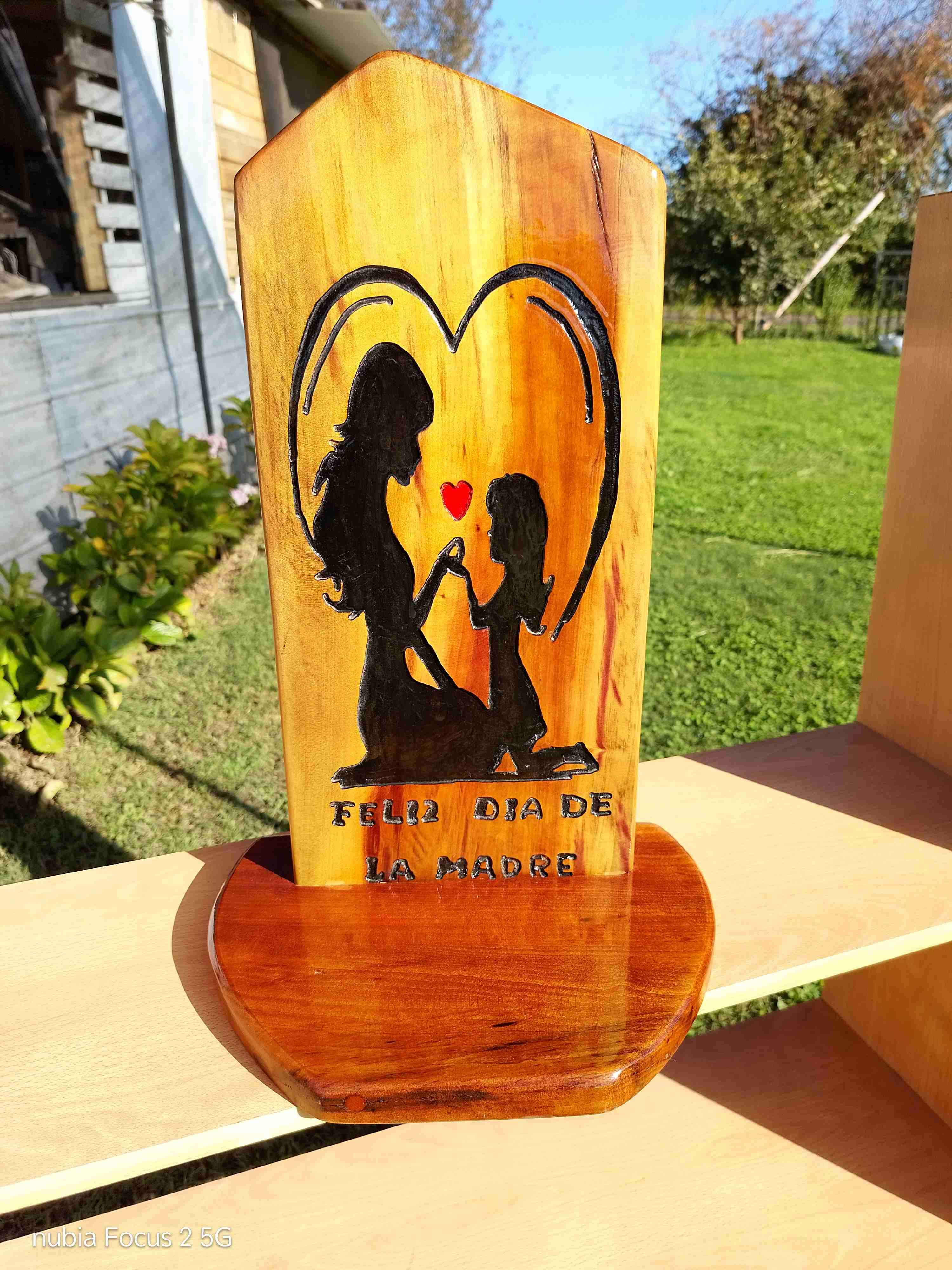 Adornos de madera para mamá - miniatura 4