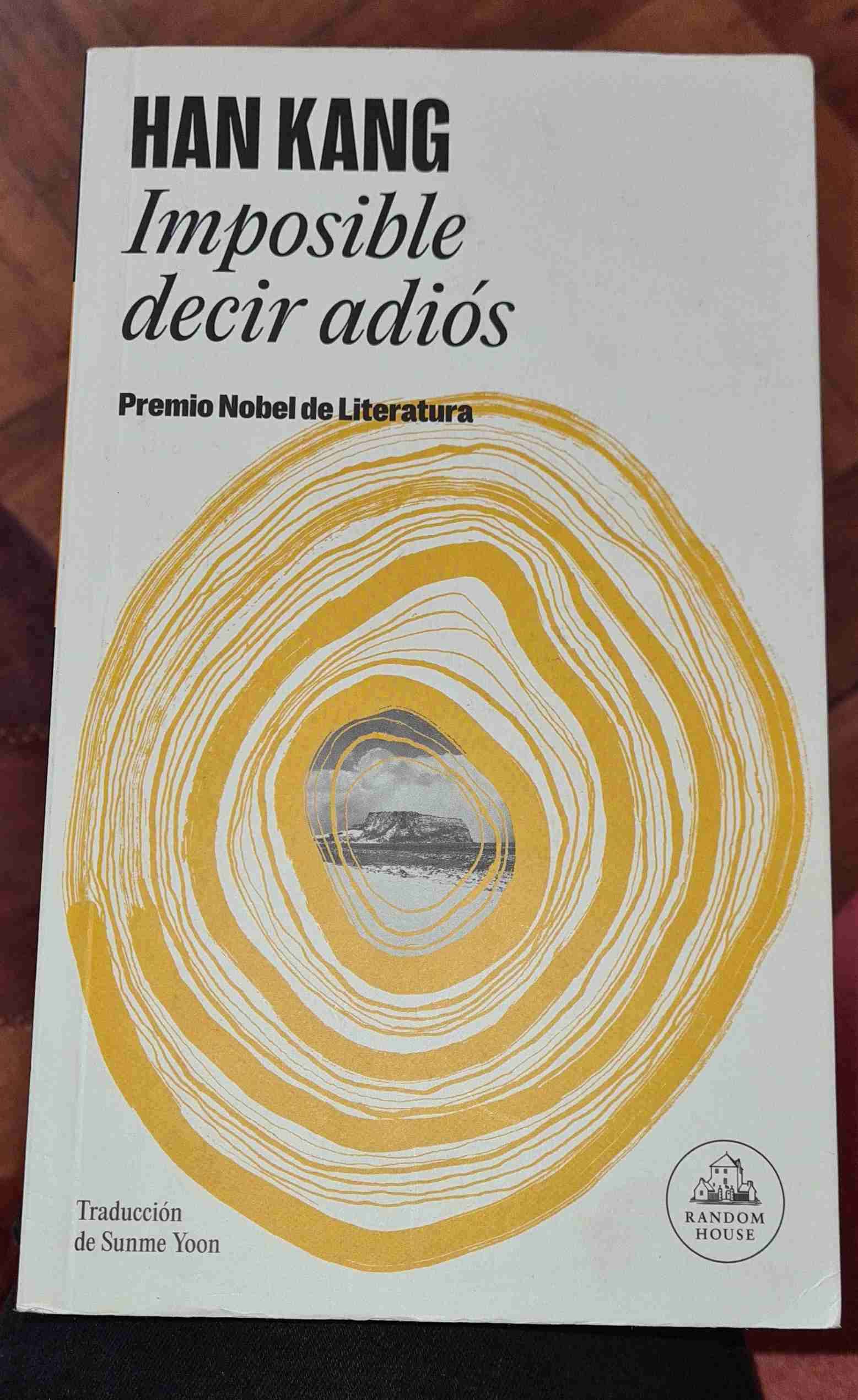 Libro 'Imposible decir adiós' de Han Kang