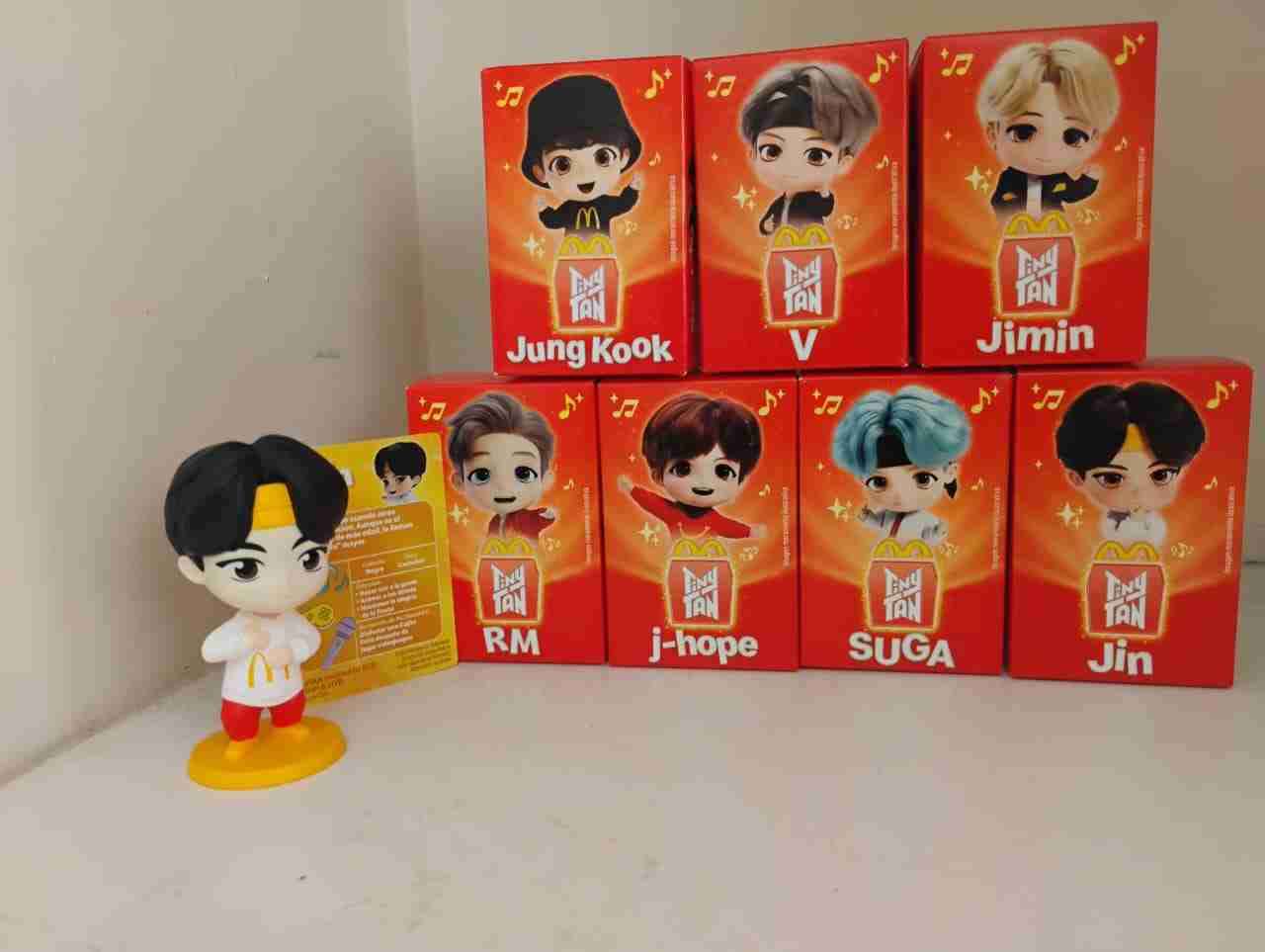 Figuras McDonald's TinyTan BTS - miniatura 1