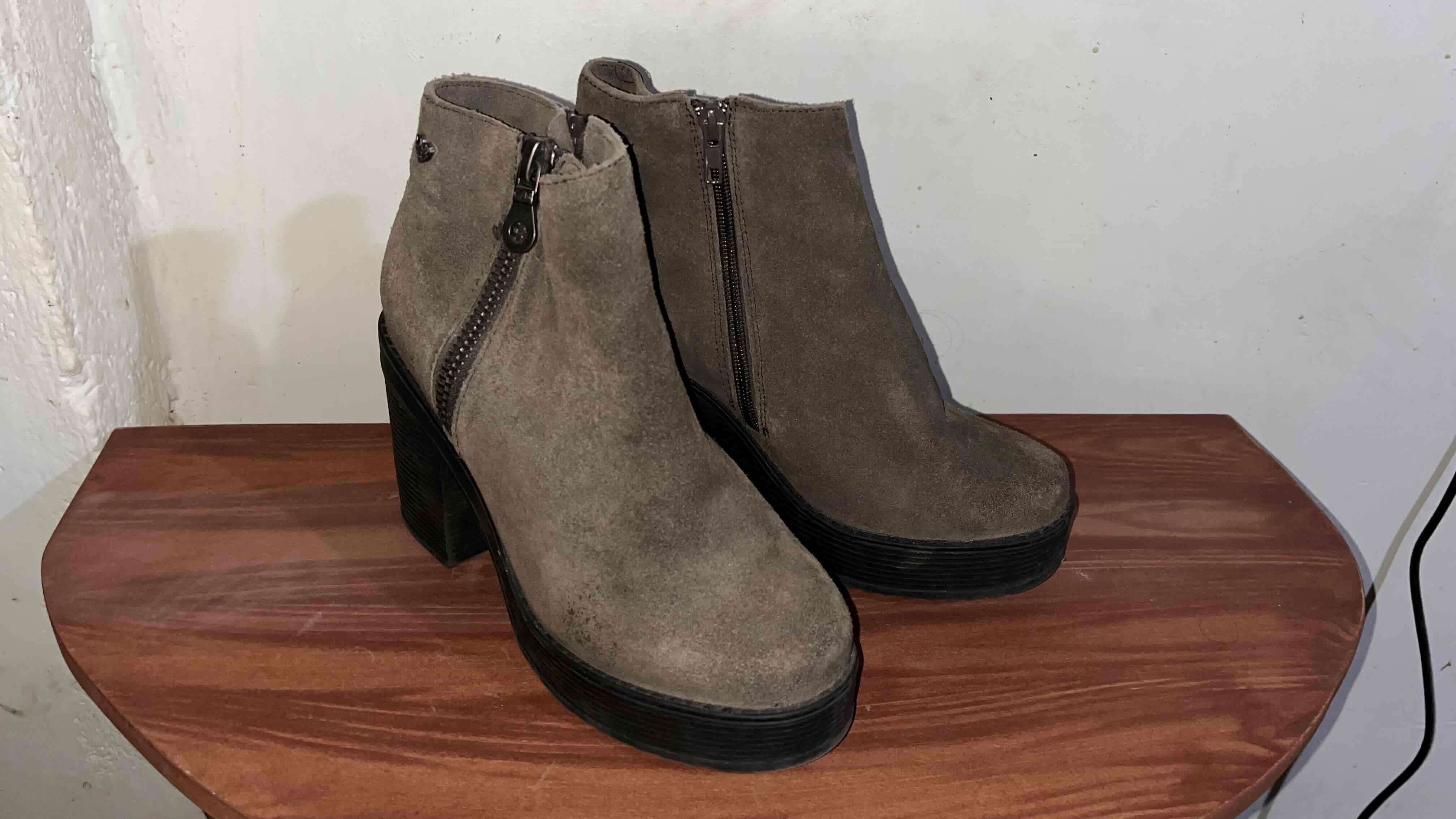 Botines de gamuza marrón - miniatura 2