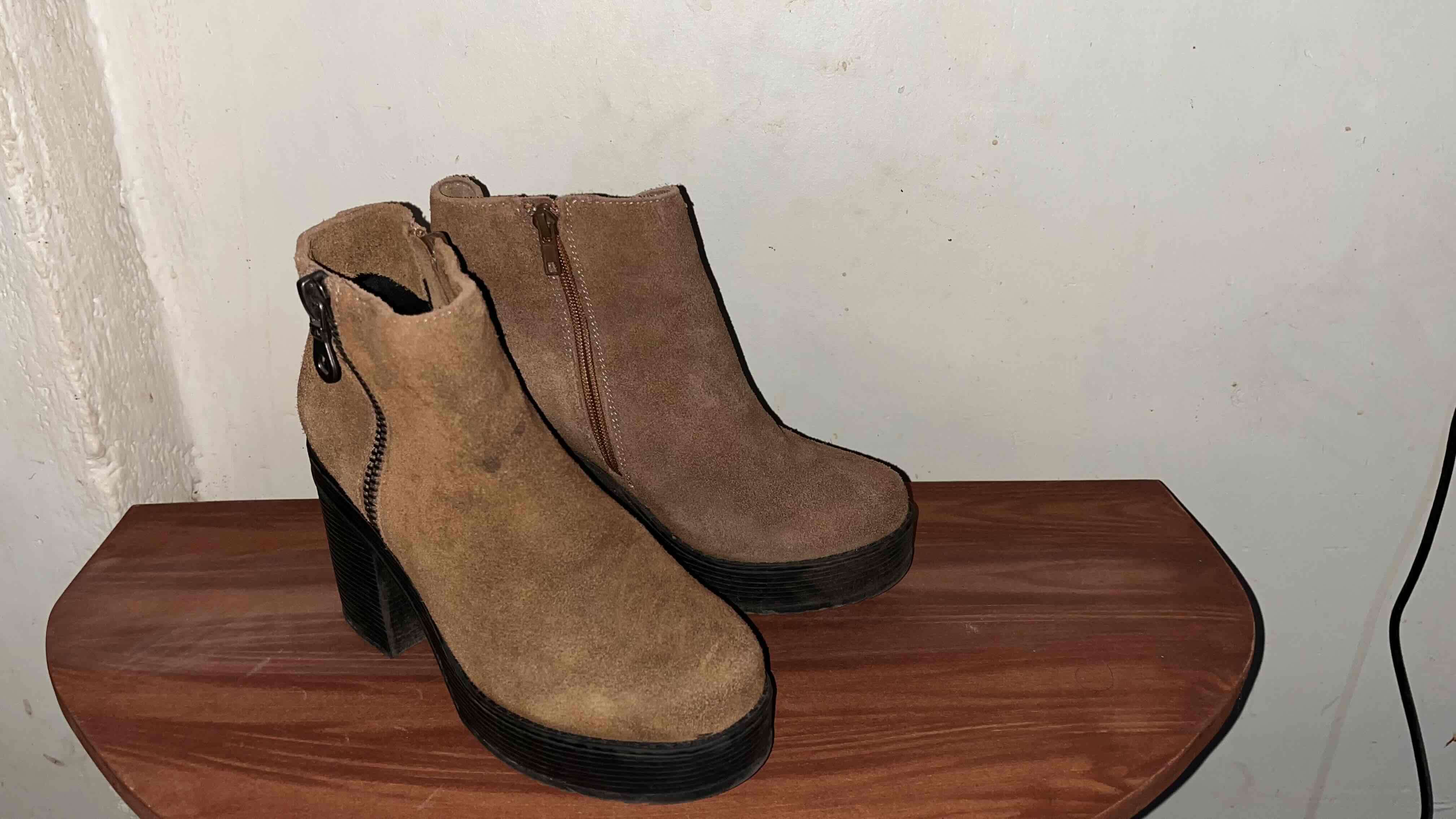 Botines de gamuza marrón - miniatura 4