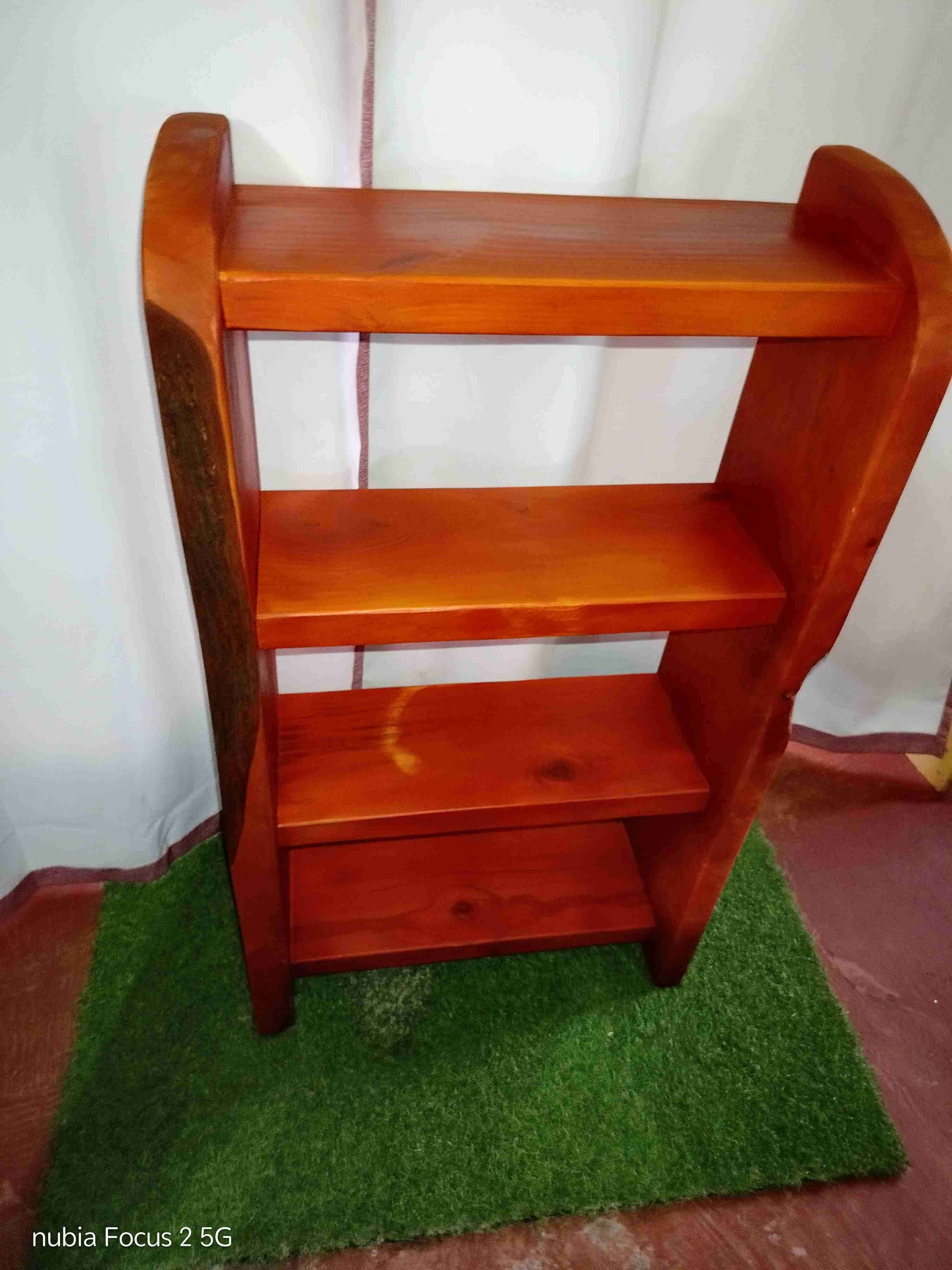 Estante de madera rústico - miniatura 5