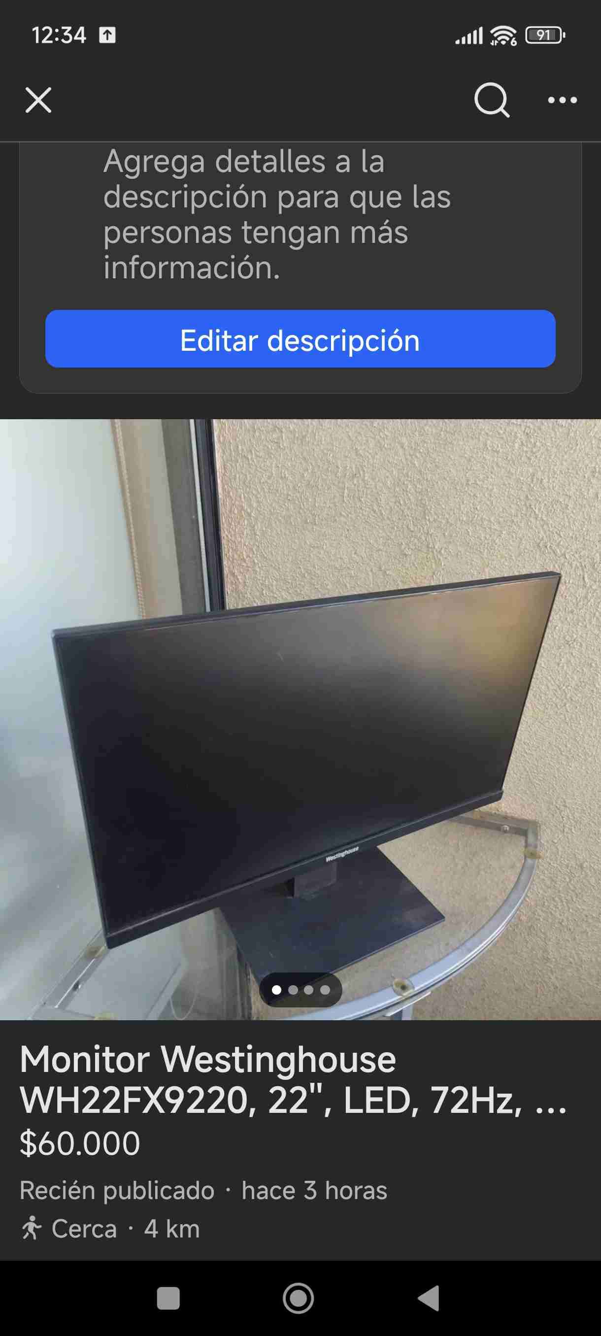 Monitor Westinghouse 24 pulgadas - miniatura 4