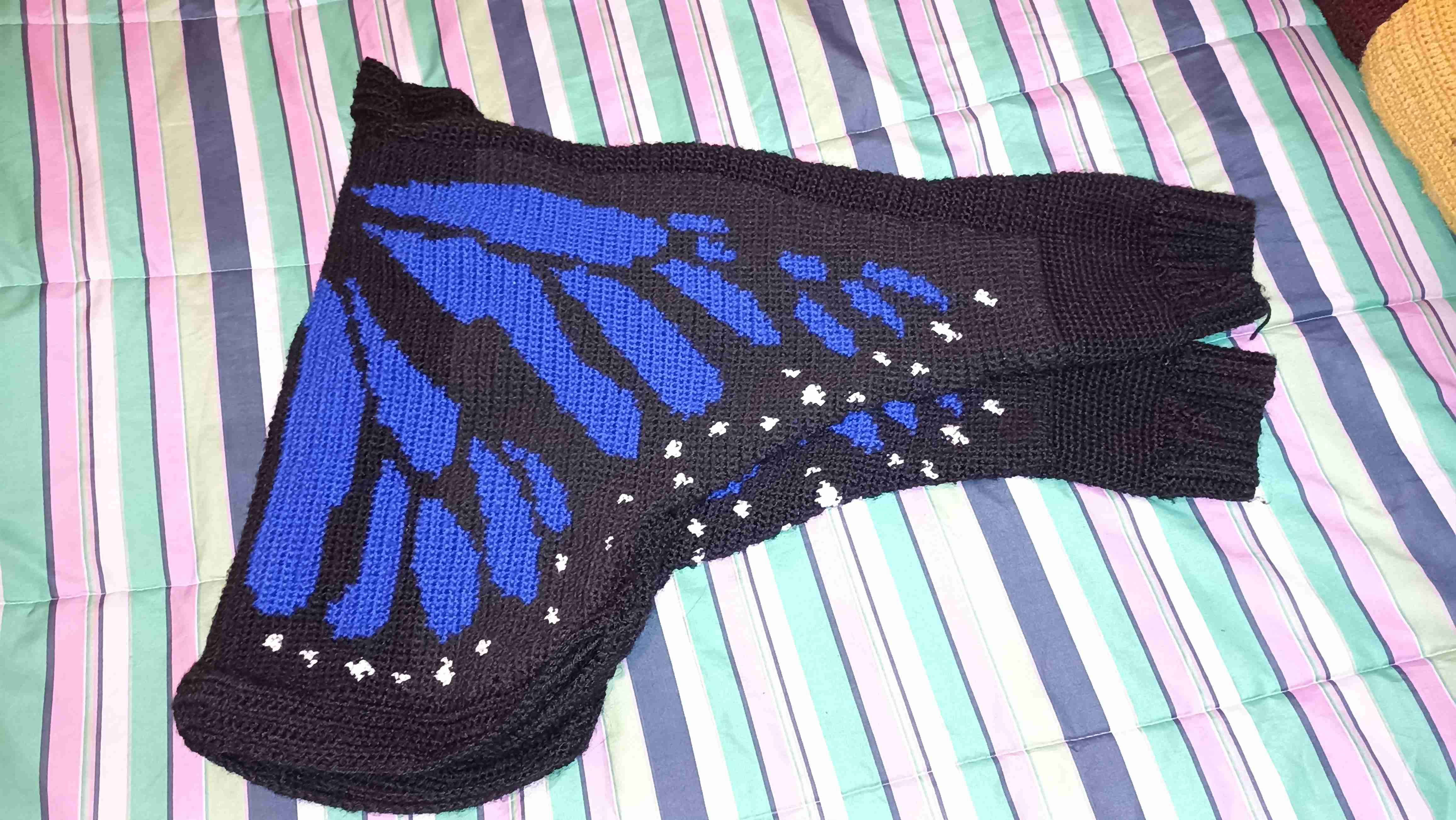 Cardigan forma de mariposa - miniatura 2