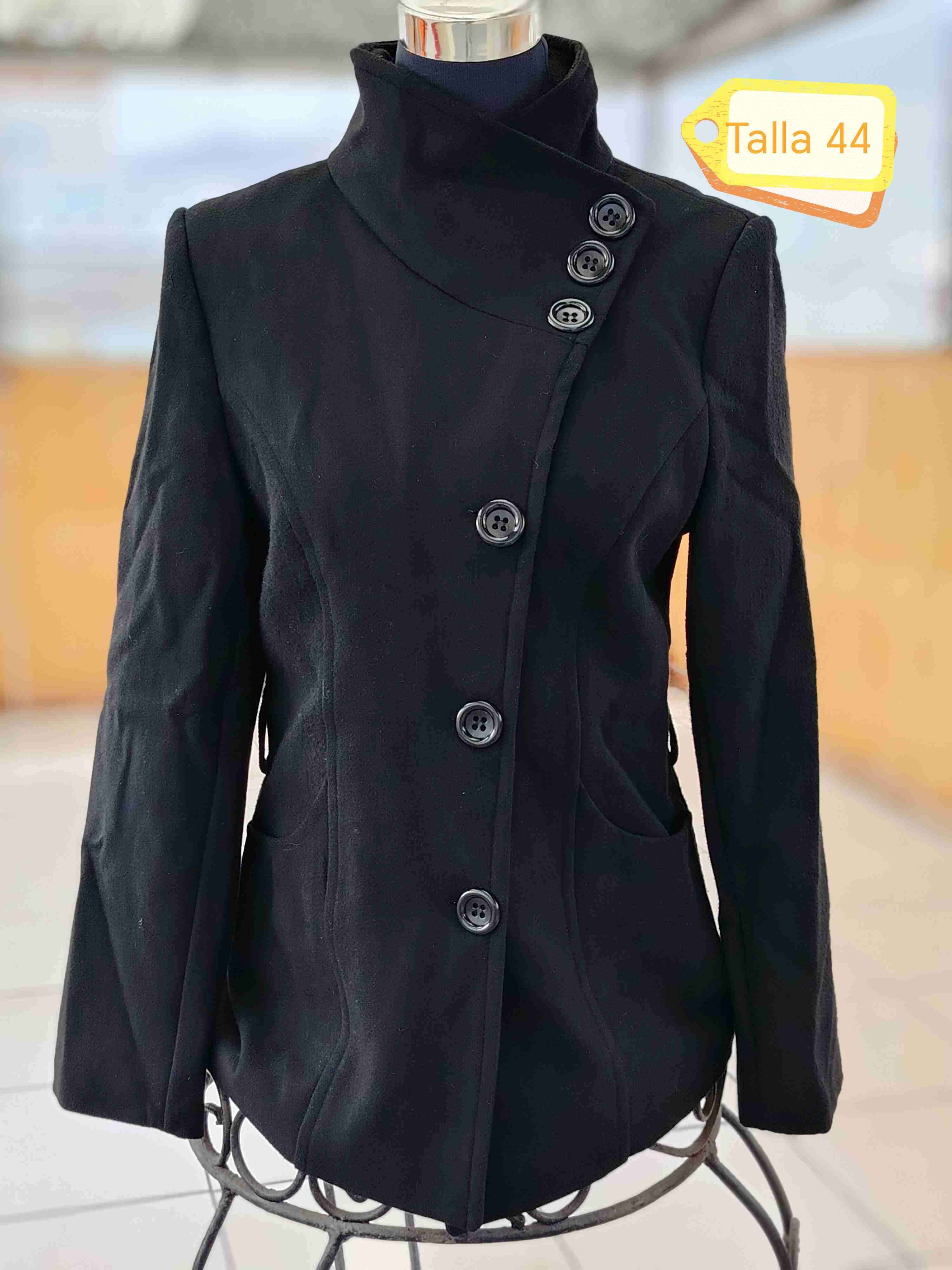 Abrigo azul claro elegante - miniatura 6