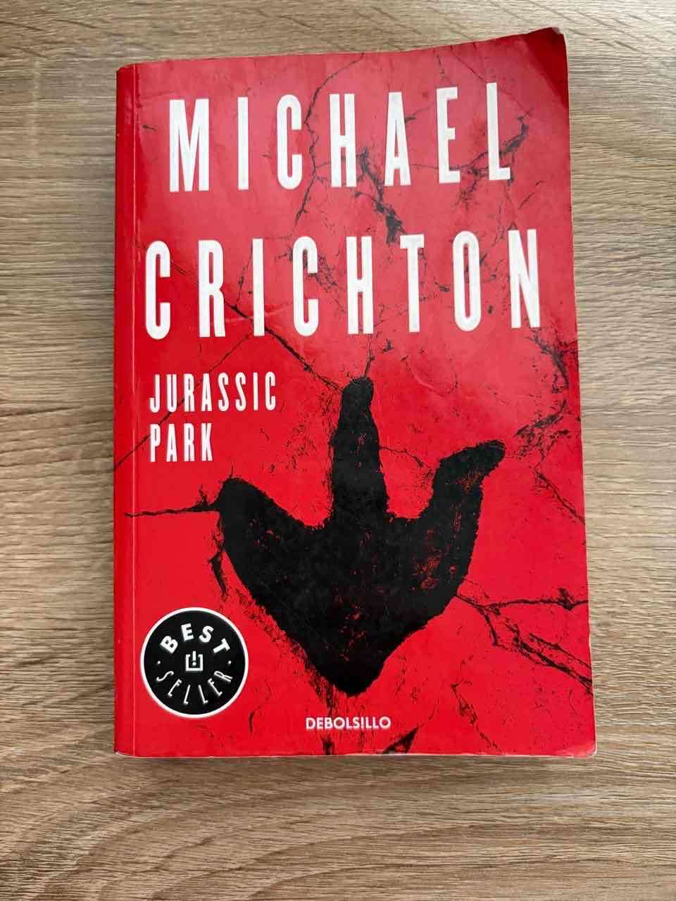 Libro Jurassic Park tapa blanda