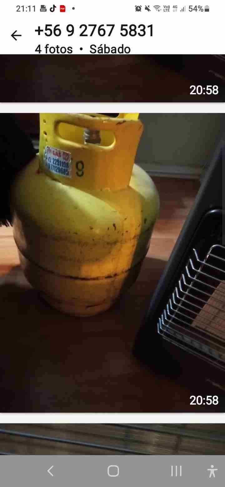 Estufa a gas con cilindro de 15 - miniatura 1