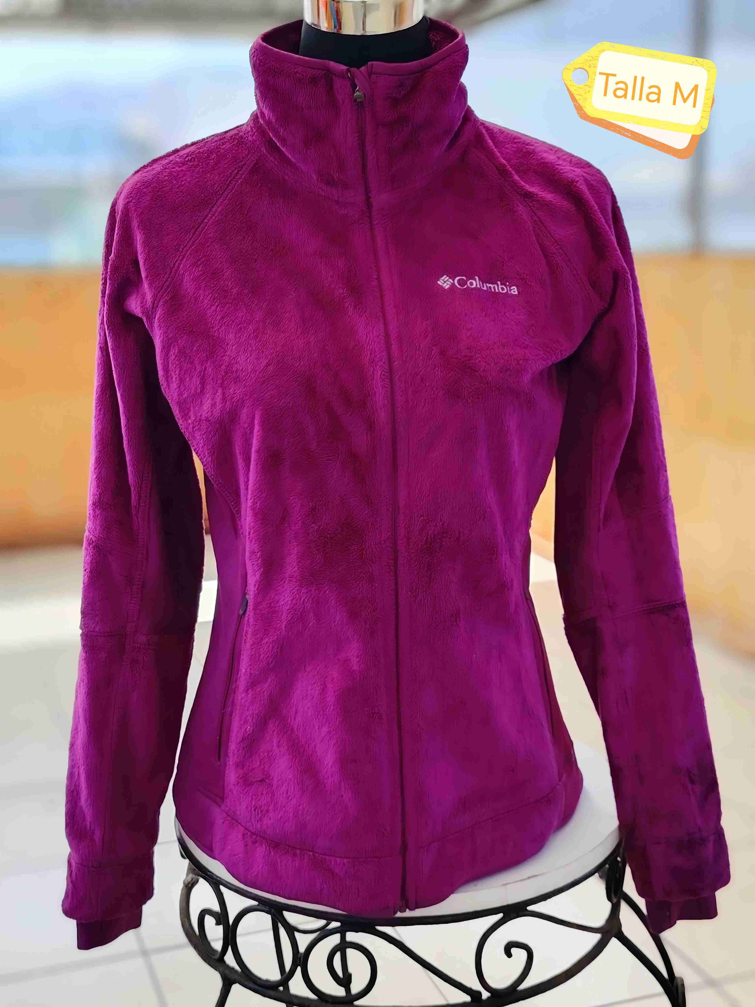Chaqueta polar morada talla L - miniatura 2