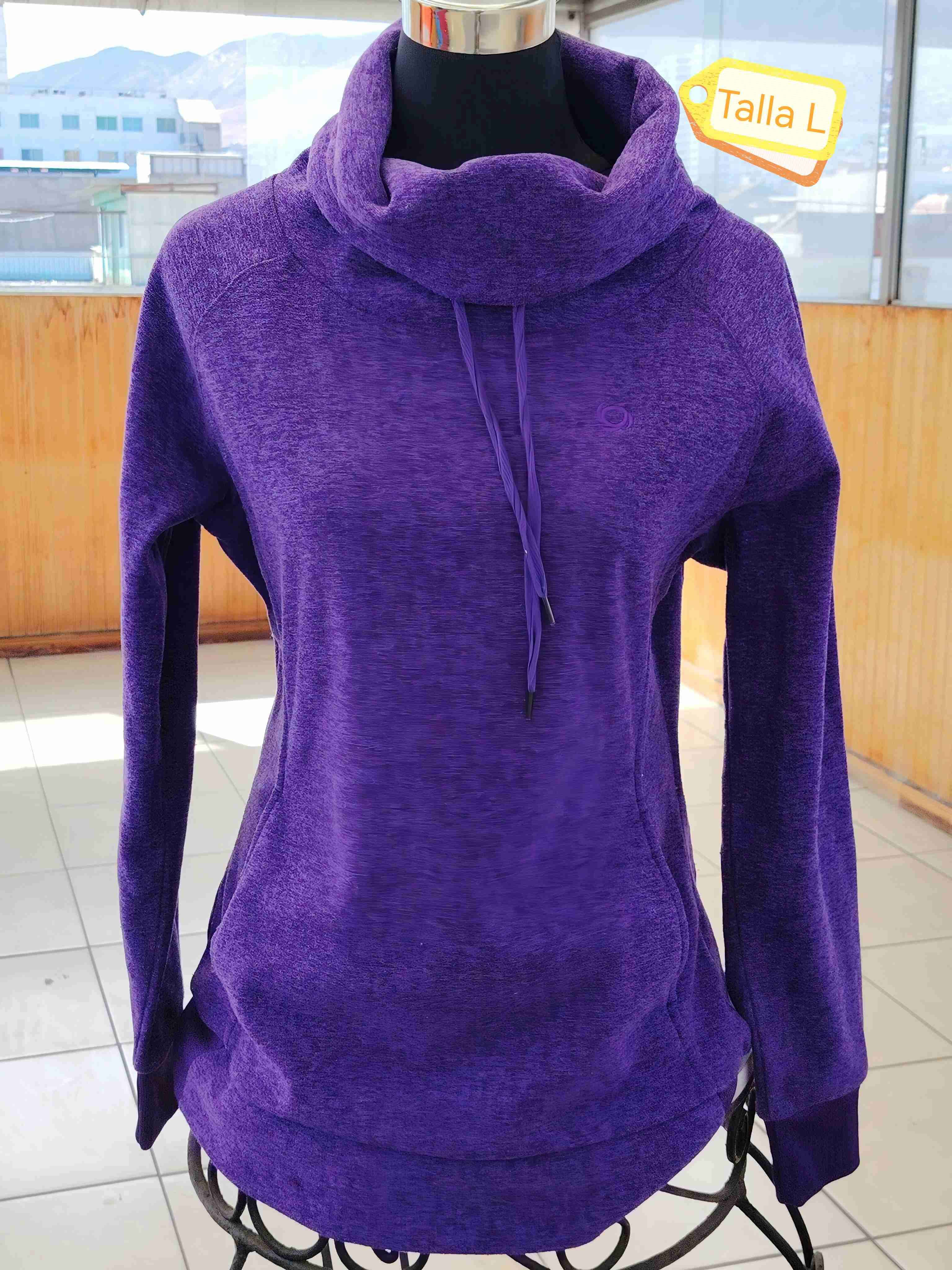Chaqueta polar morada talla L - miniatura 6