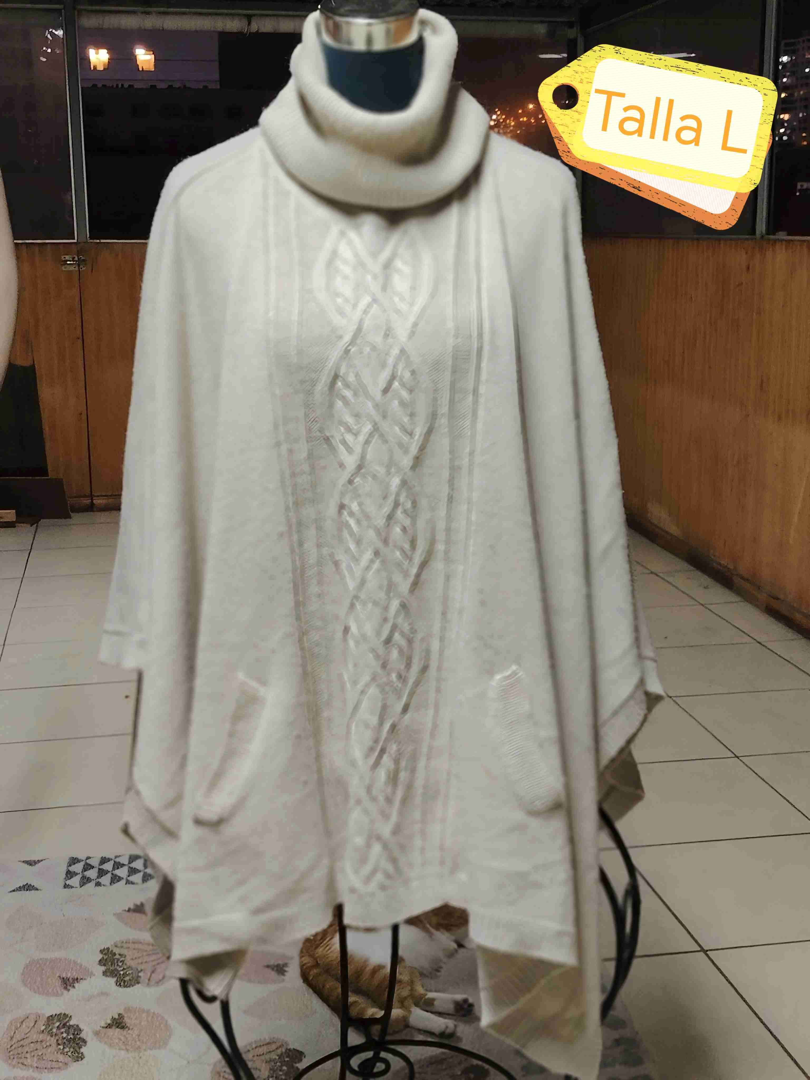 Capa Zara azul con capucha - miniatura 2