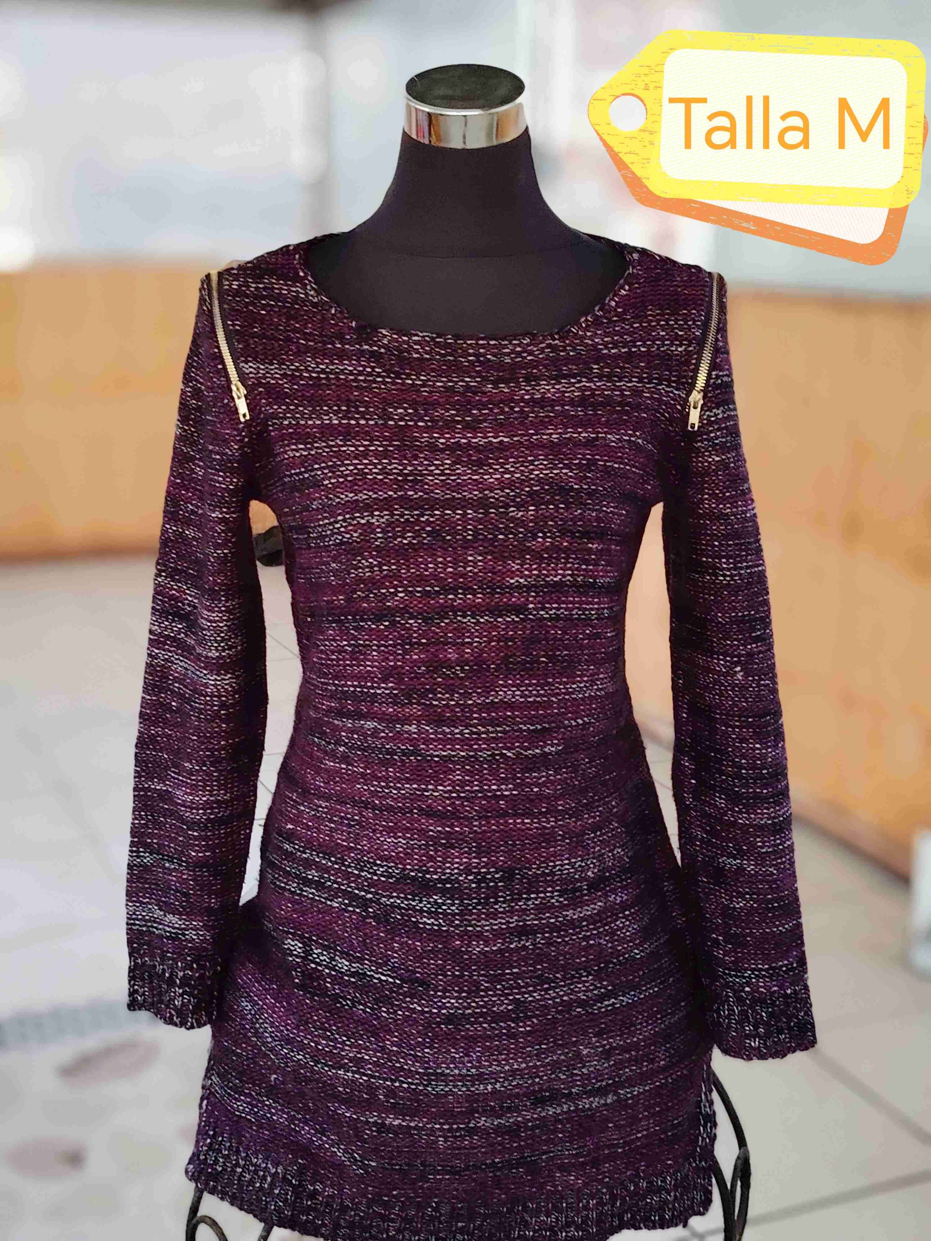 Suéter tejido blanco talla M - miniatura 2